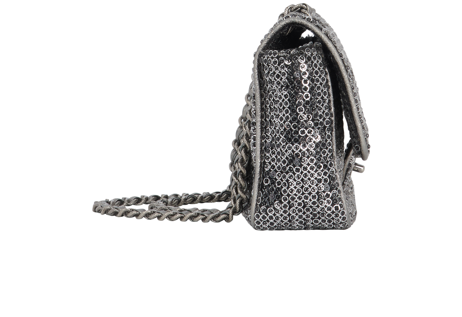 Pre-loved Chanel Sequin Classic Single Flap - £2,500