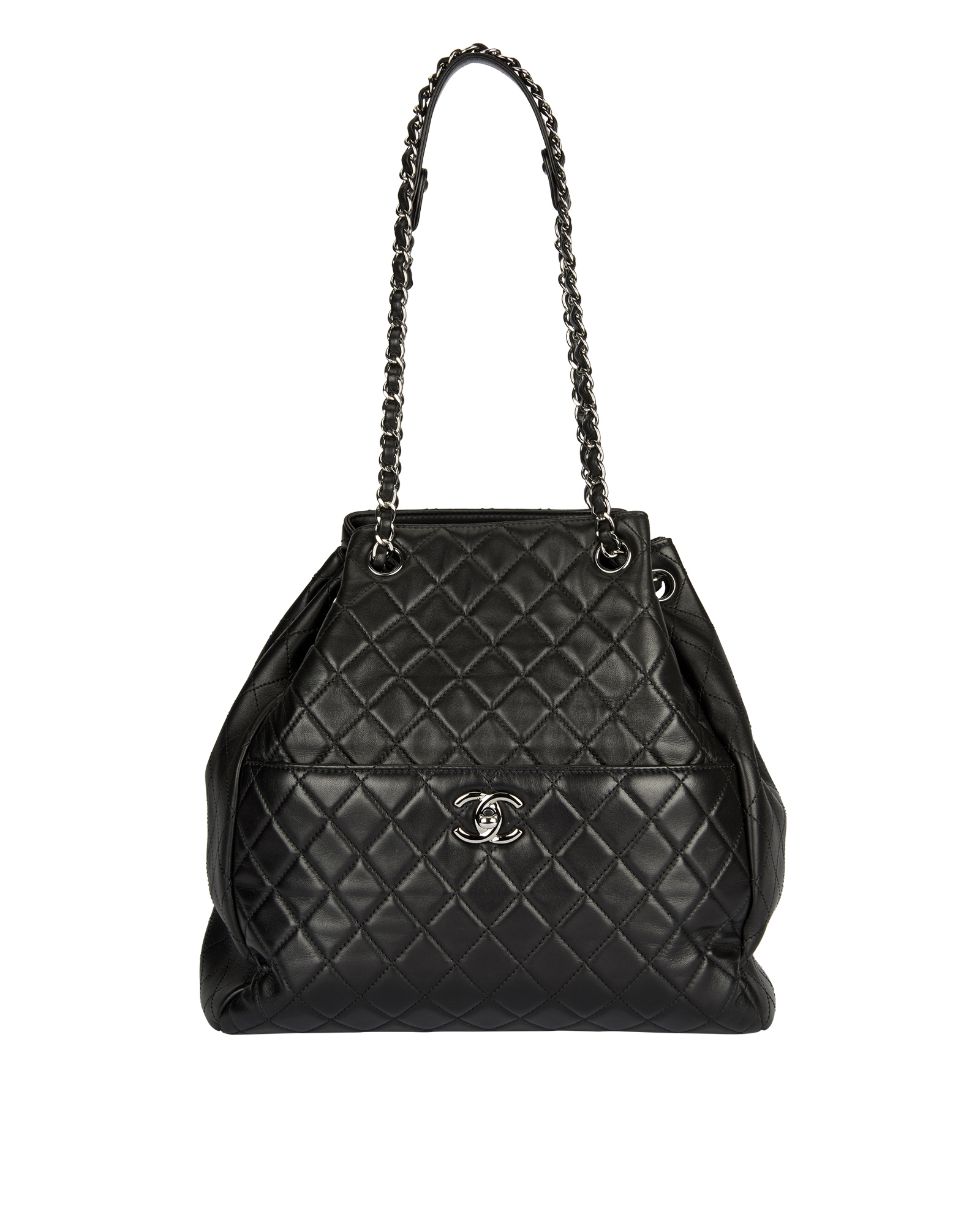 chanel bucket drawstring bag