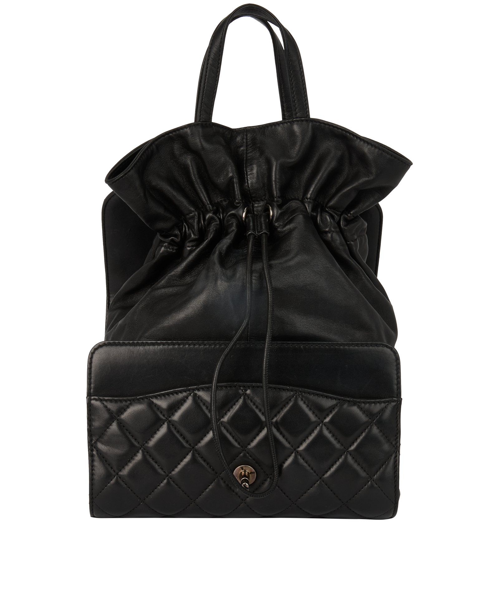 Pre-loved Drawstring Flap Bag - £2,950