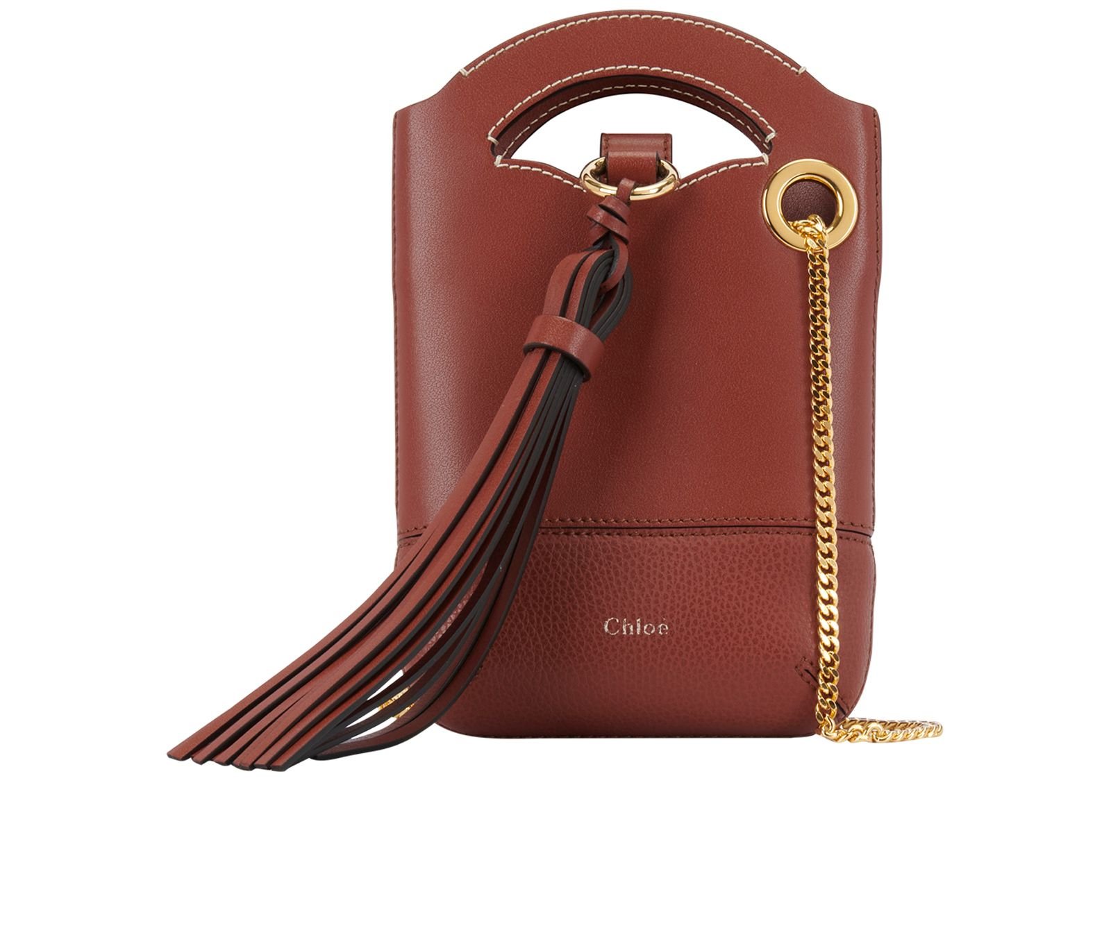 Chloé Leather Walden Phone Pouch