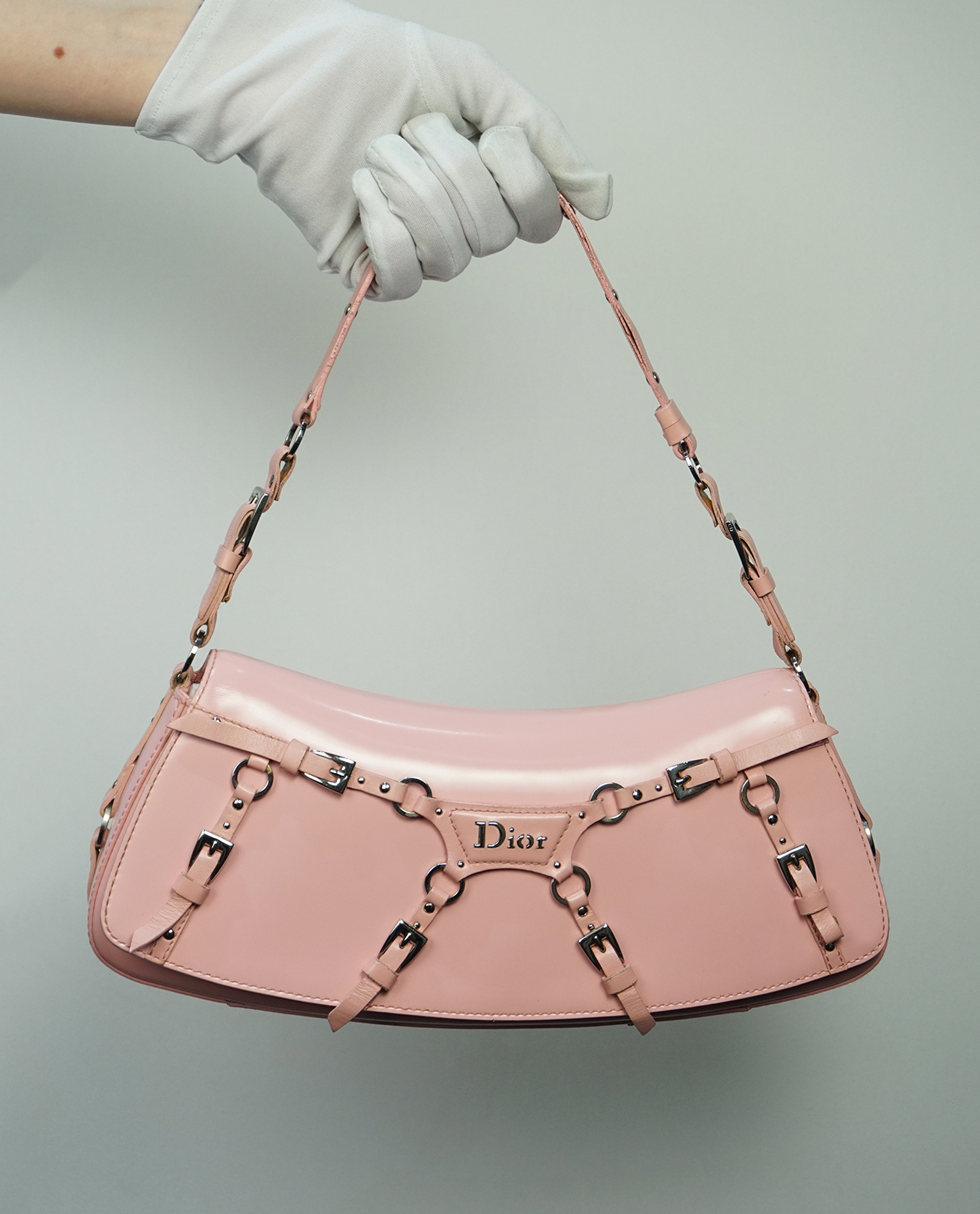Pre-loved Buckle Embellished Shoulder - £200