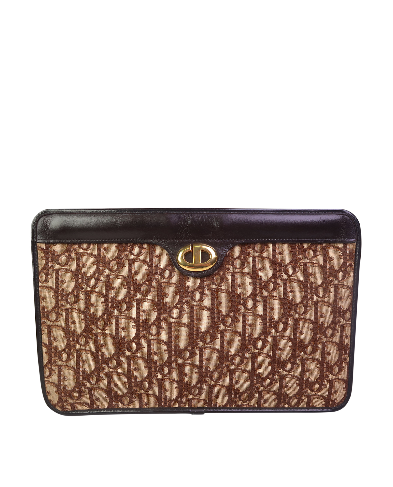 vintage dior trotter clutch