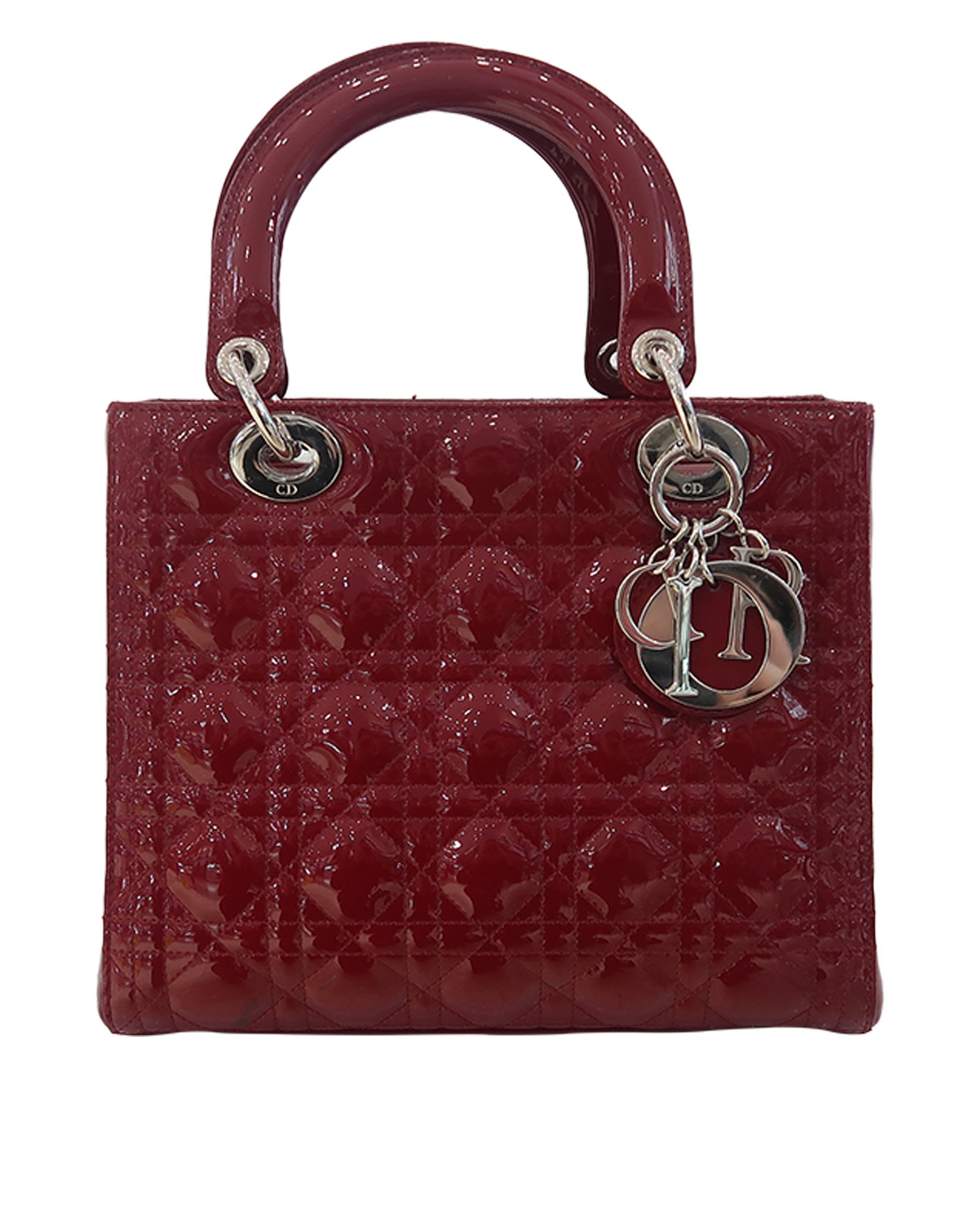 Miss Dior Red Christian Dior Bag Leather Christian Dior Pre-Owned