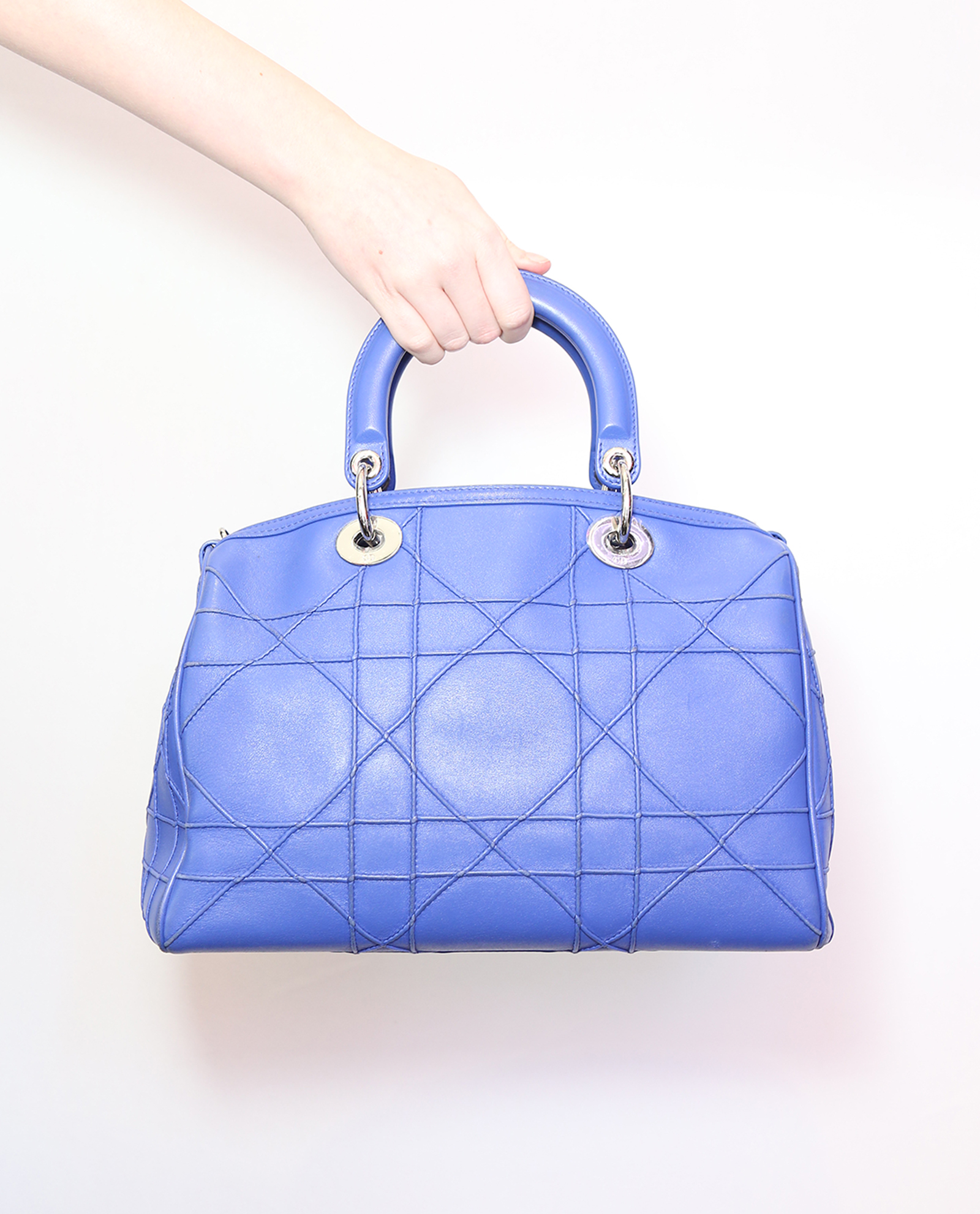 Leather Sac Polochon Dior Dior Purple Leather Granville Polochon