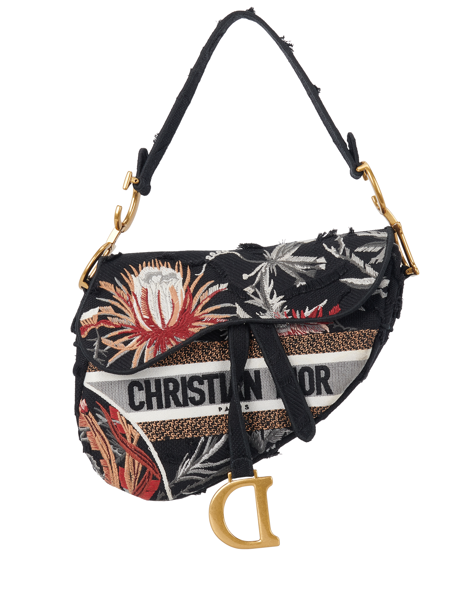 Small Saddle Bag Floral, Christian Dior Designer Exchange Buy