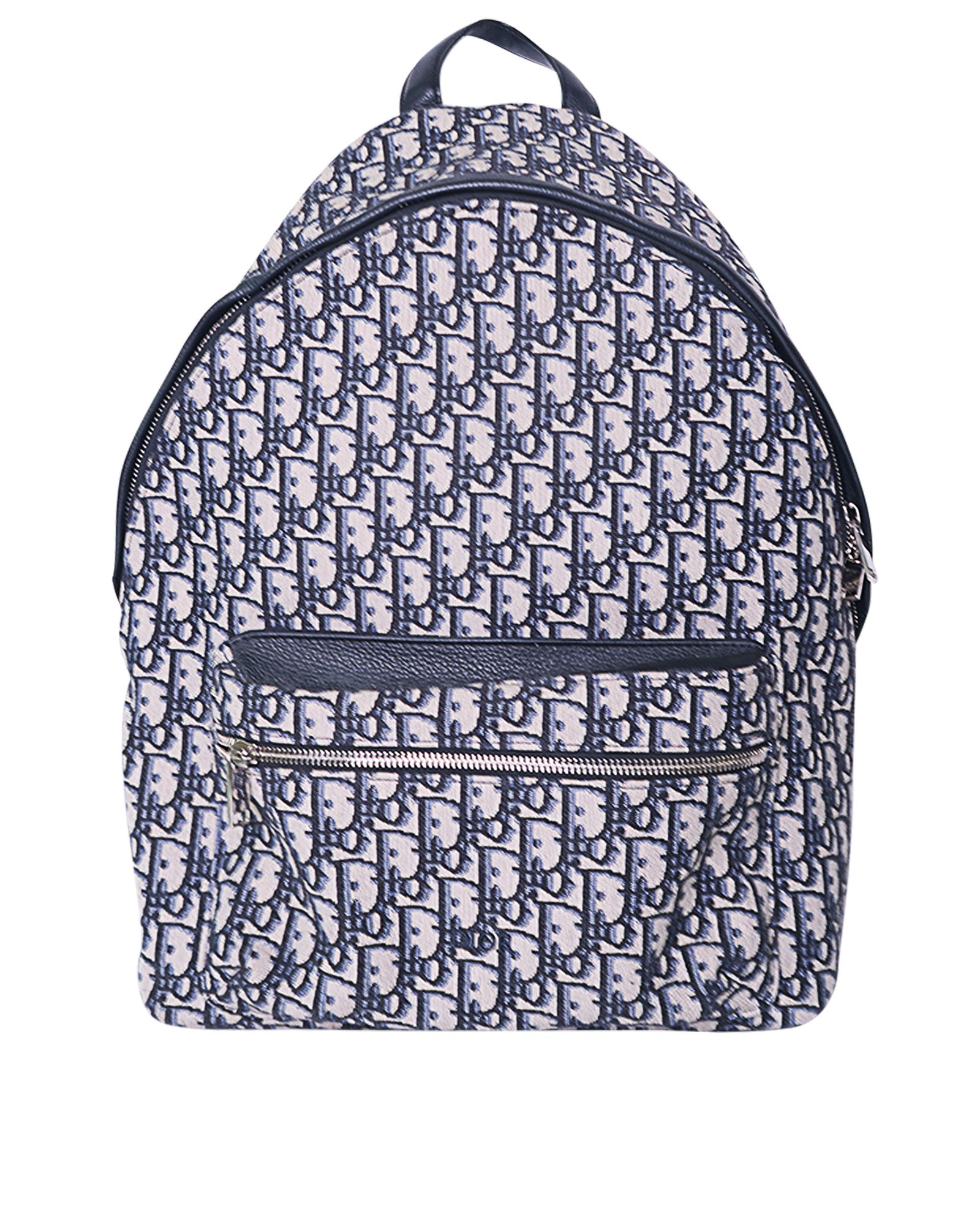 Pre-Loved Dior Oblique Canvas Rider Backpack Explore a Dior Navy Oblique Canvas Rider Backpack  main image 4