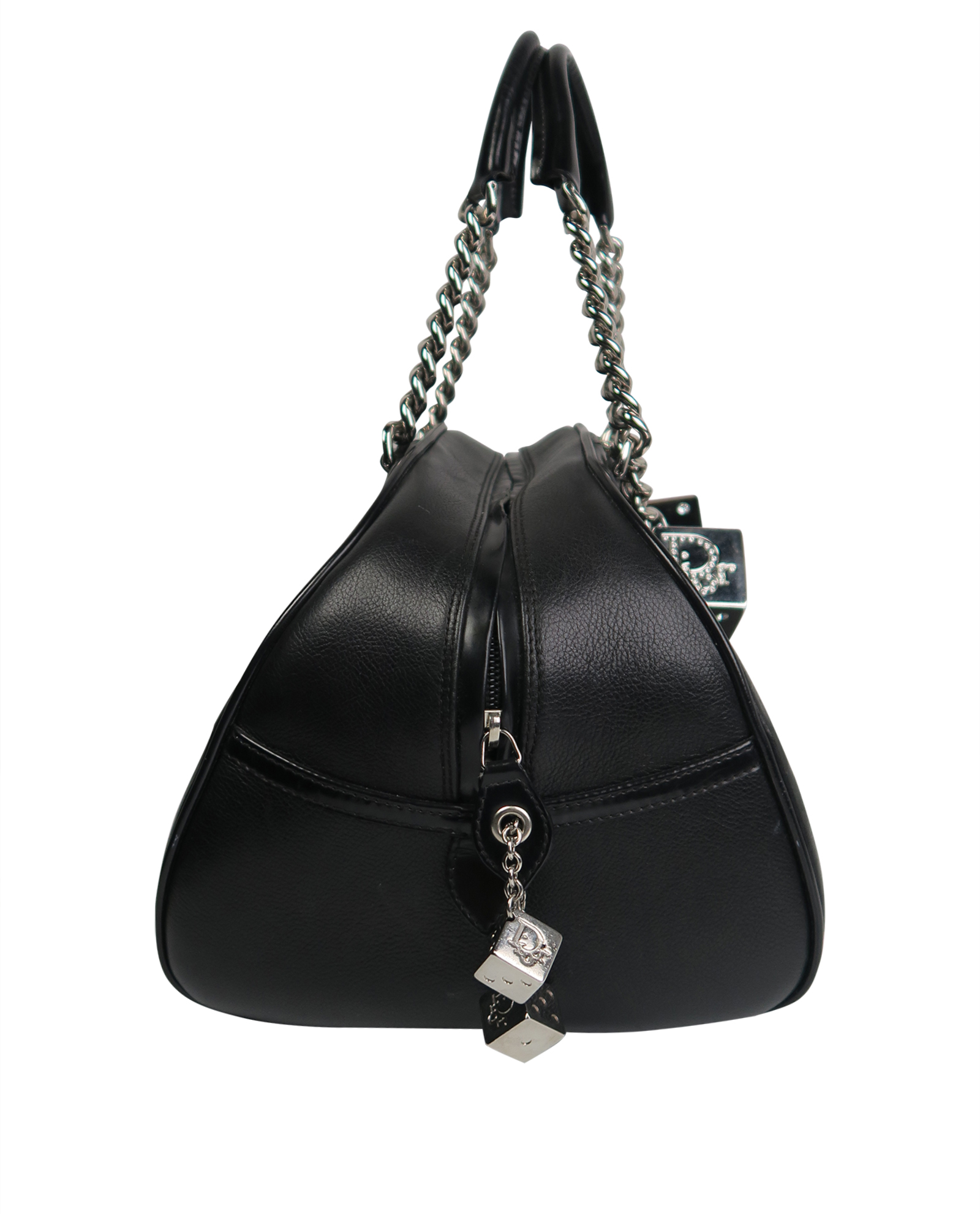 Christian Dior Exotic Gambler Dice Bag in Black - Collectible