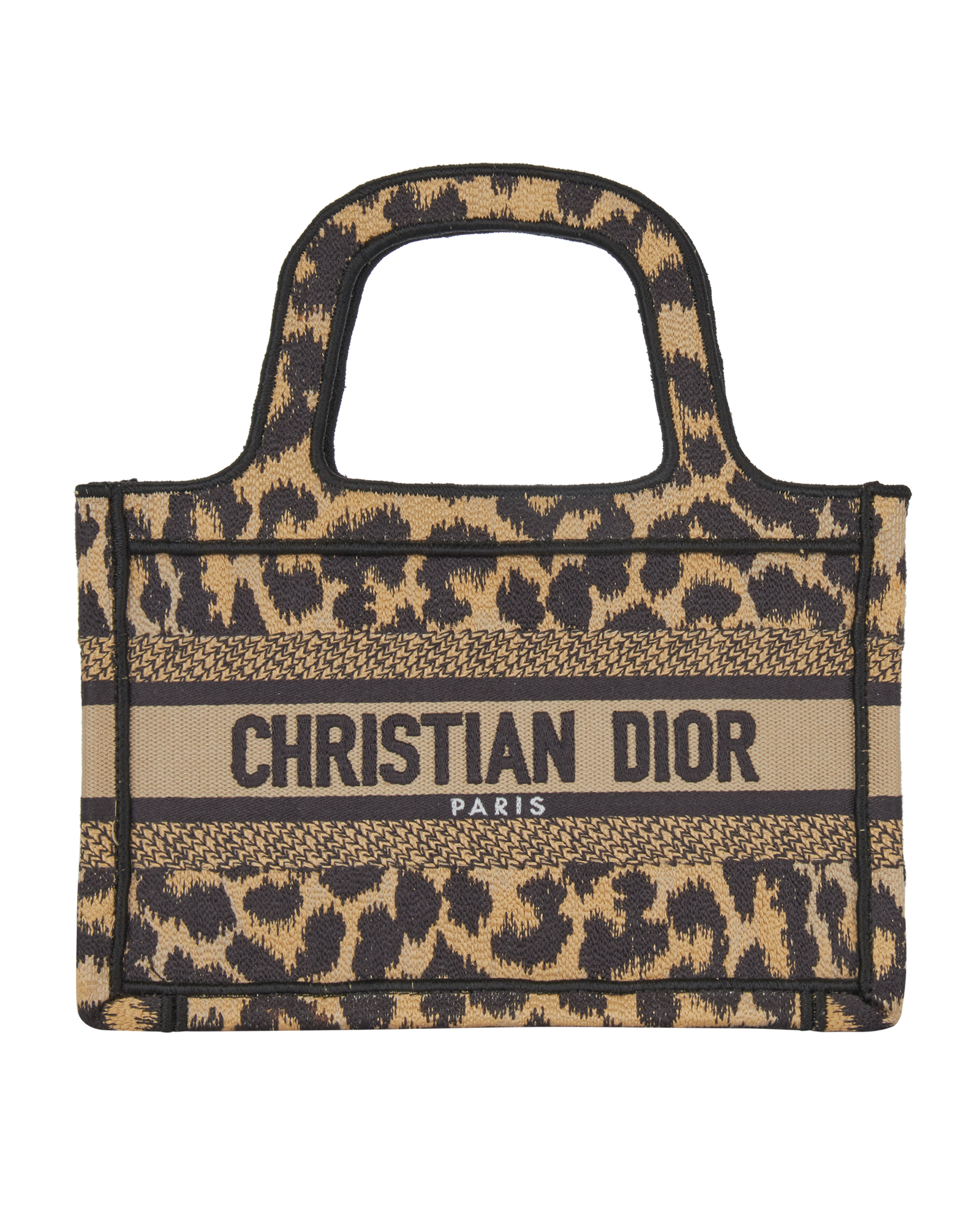Mini Book Tote Animal Print, Christian Dior Designer Exchange