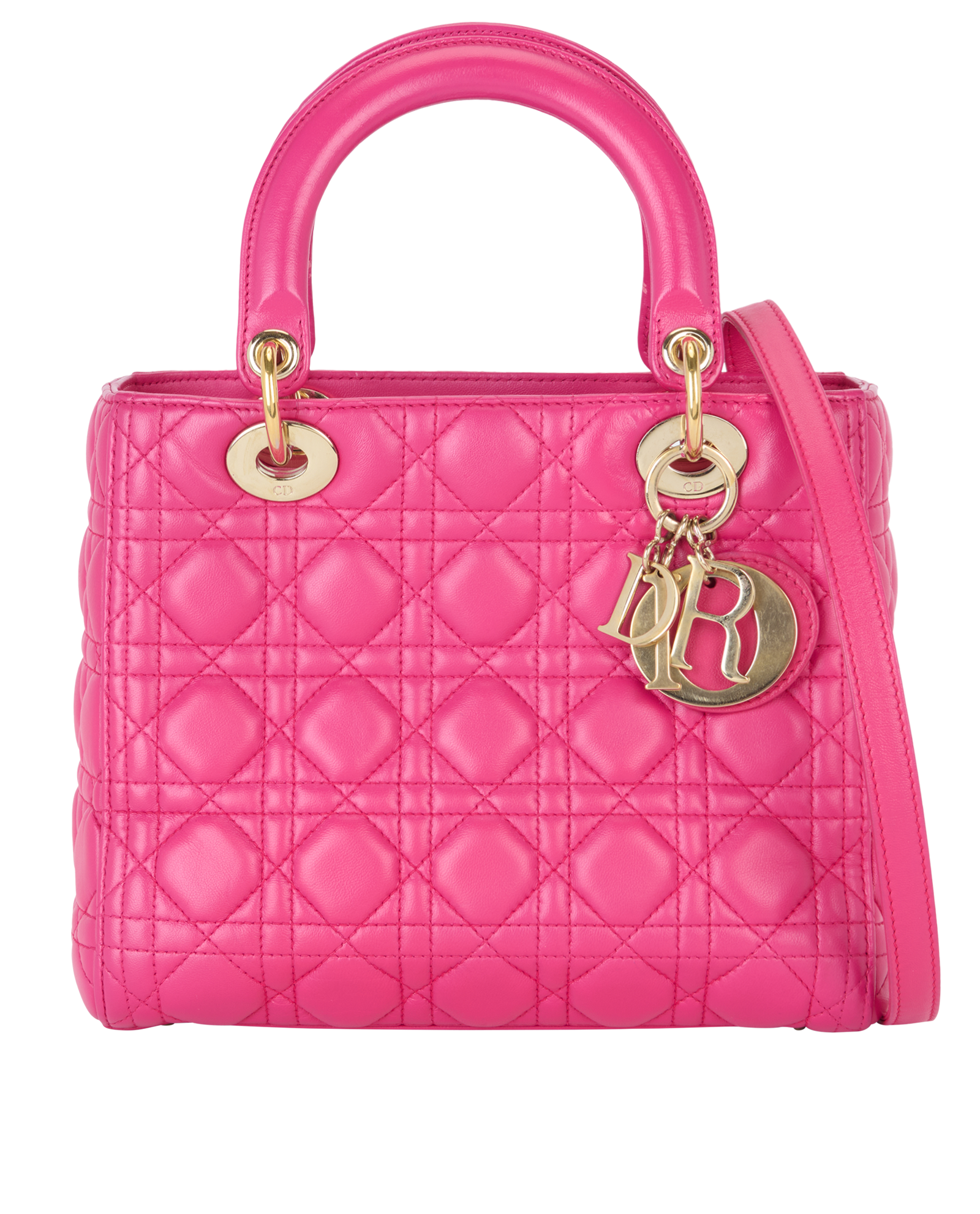 Luxury Bags Dior Purse Womens Medium Lady Dior, Christian Dior