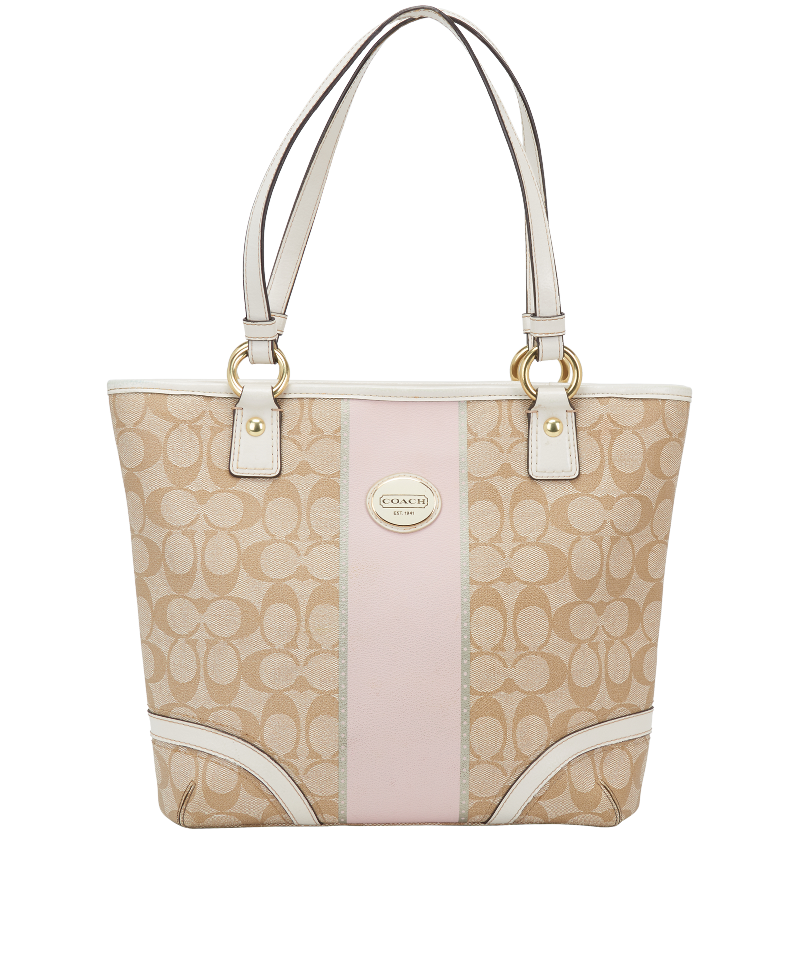 Pre-loved Stripe Chelsea Tote - £90