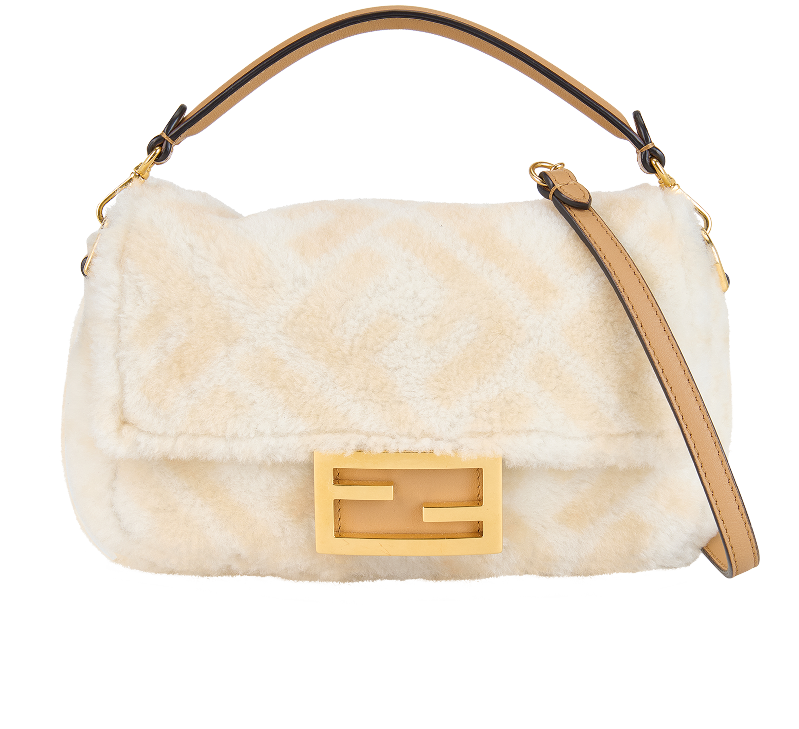 Designer Handbags Baguette Bag Sale Zucca Mini Baguette Bag, Fendi