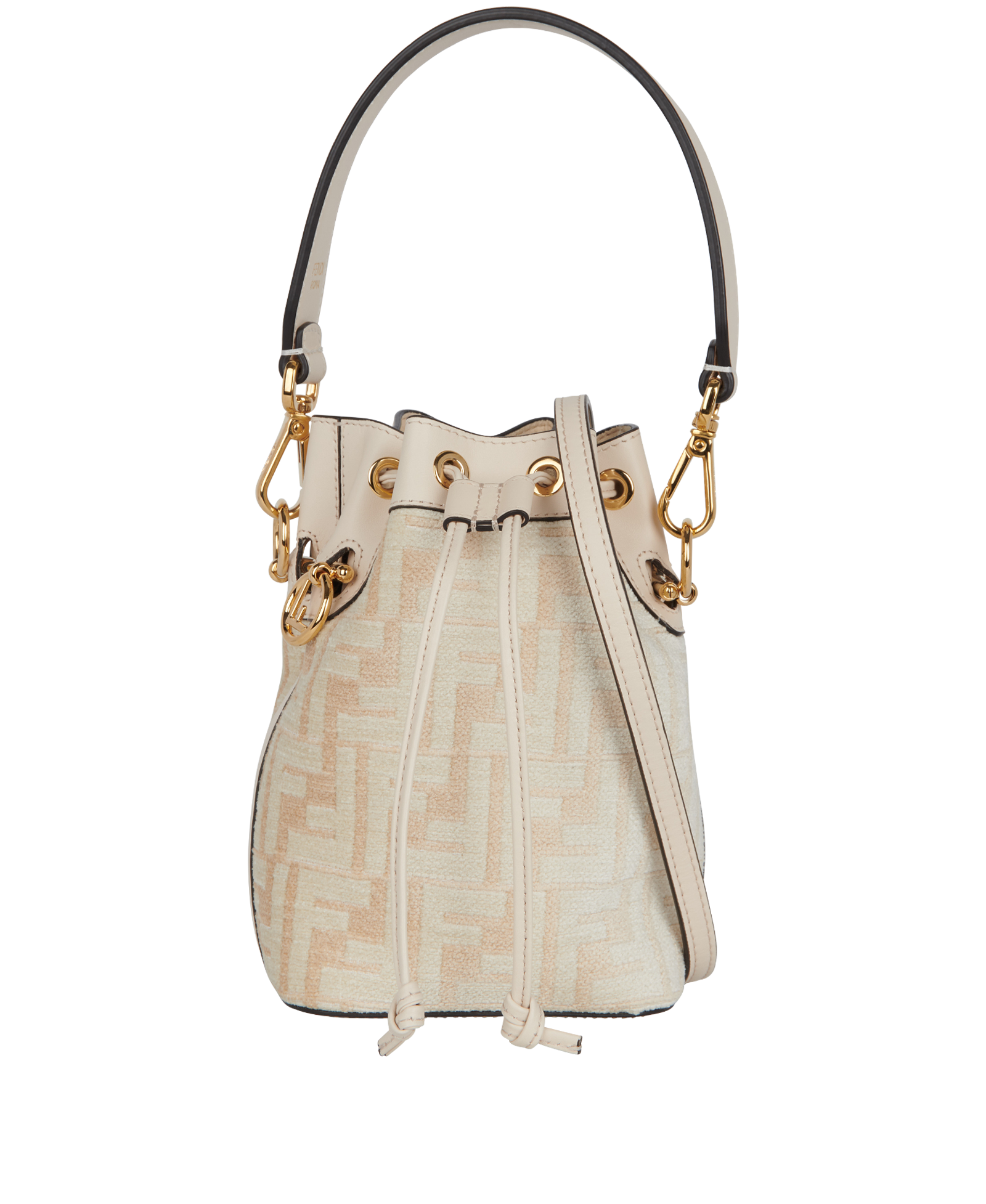 Fendi Mini Mon Tresor White Bag Mini Mon Tresor Chenille, Fendi