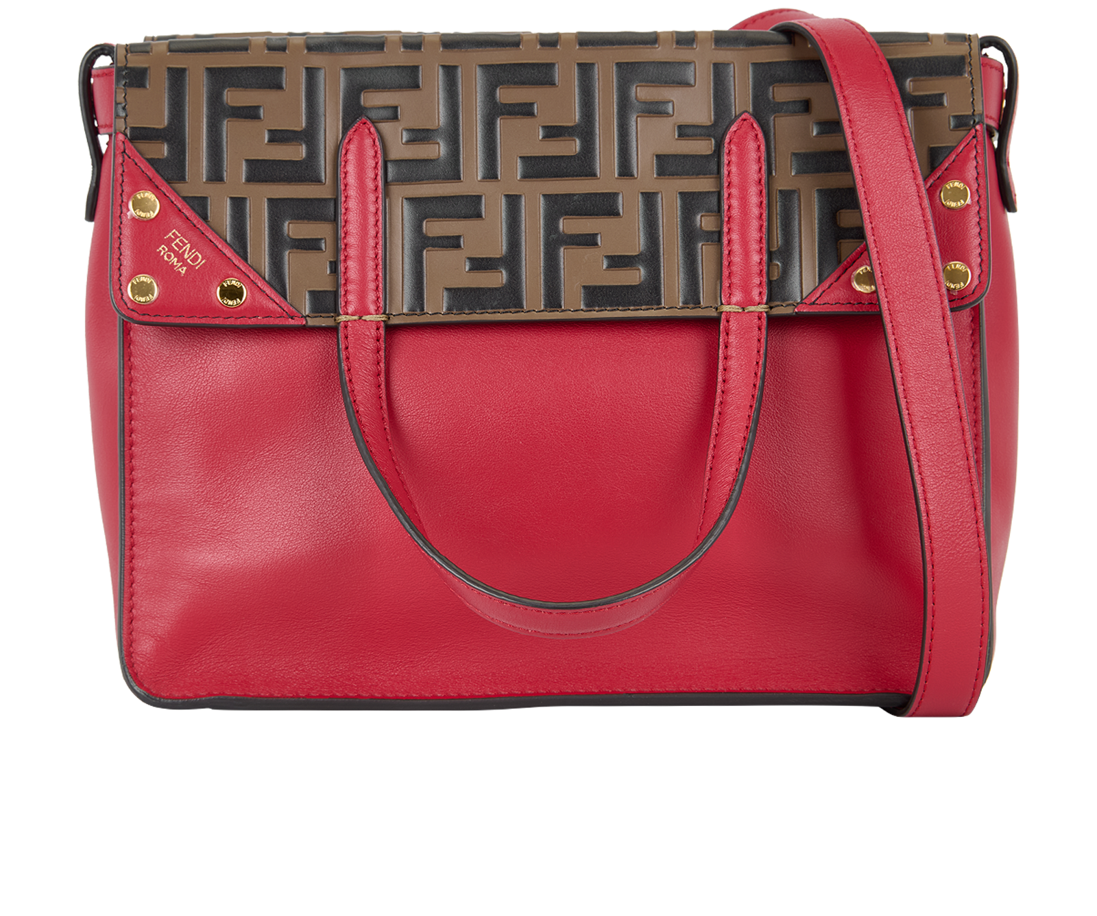 Embossed Zucca Flip Tote, Fendi Designer Exchange Buy Sell