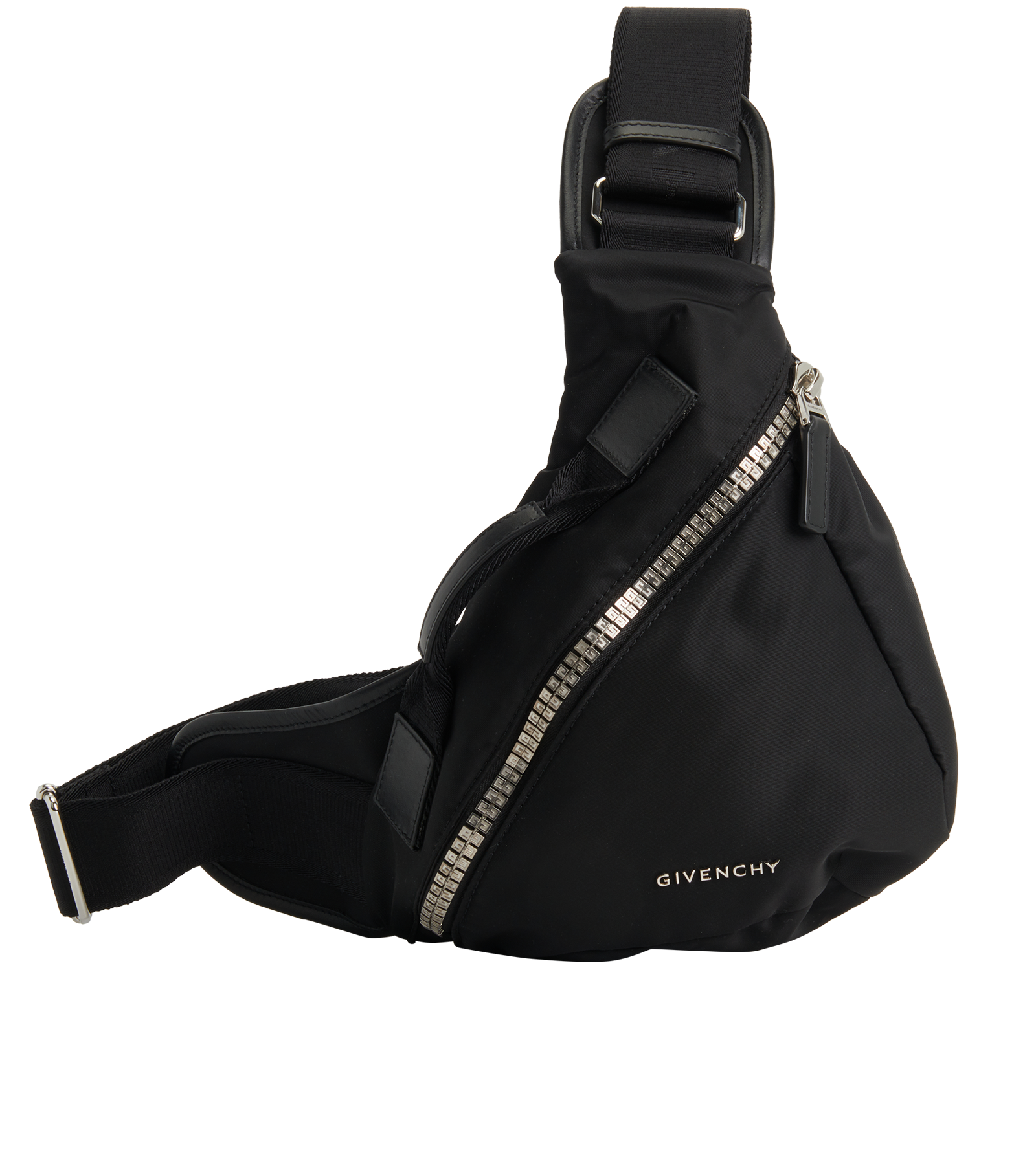 Pre-loved Small G-Zip Triangle Crossbody Bag - £395