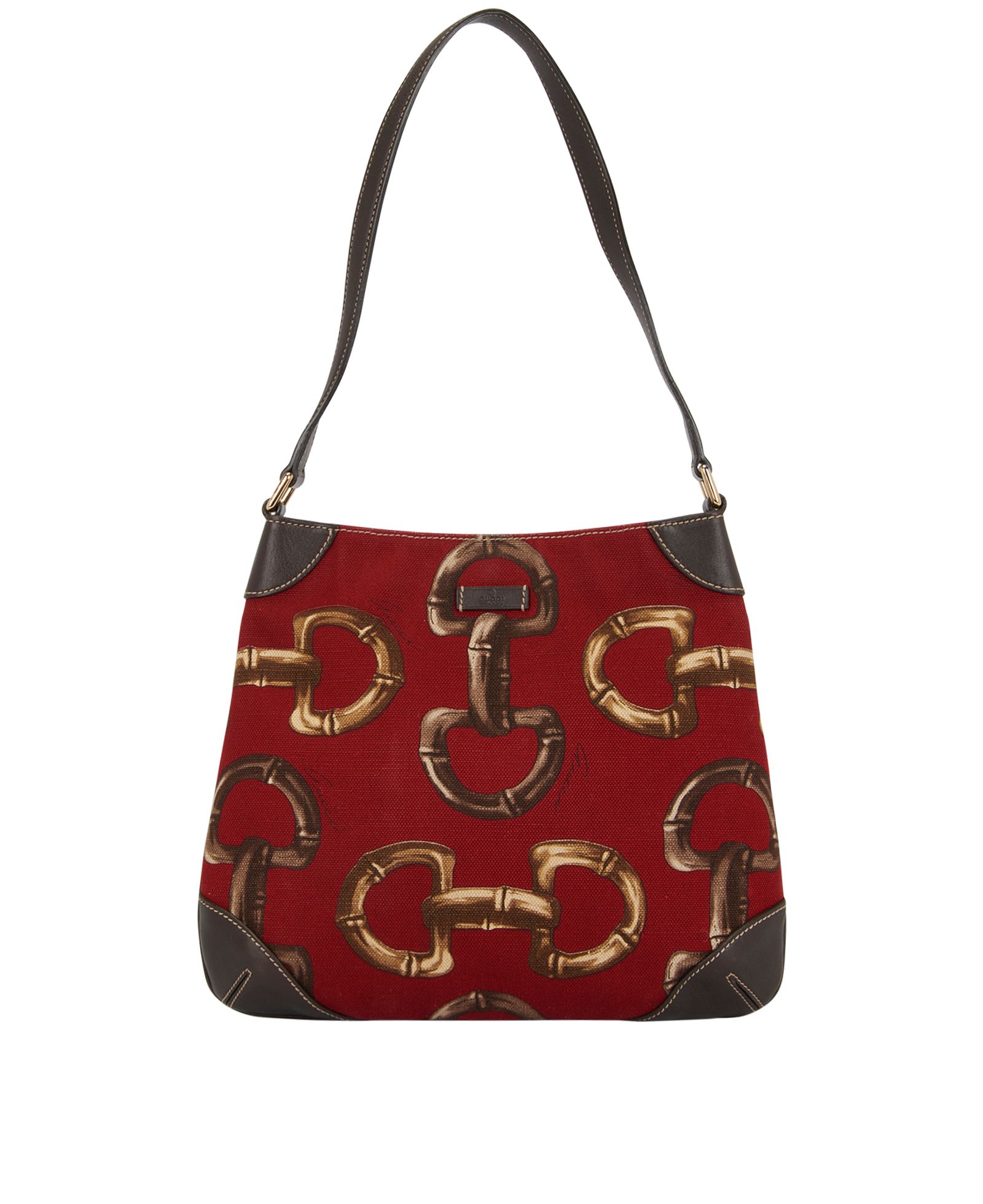 Pre-loved Horsebit Print Bag - £250