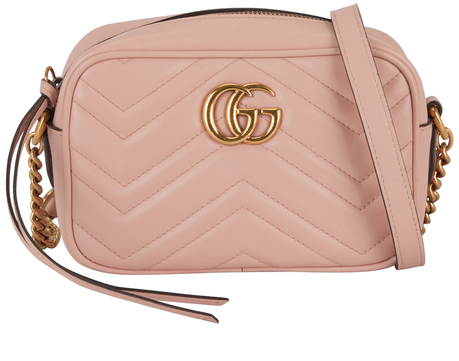 Pre-loved Mini GG Marmont Camera Bag - £695