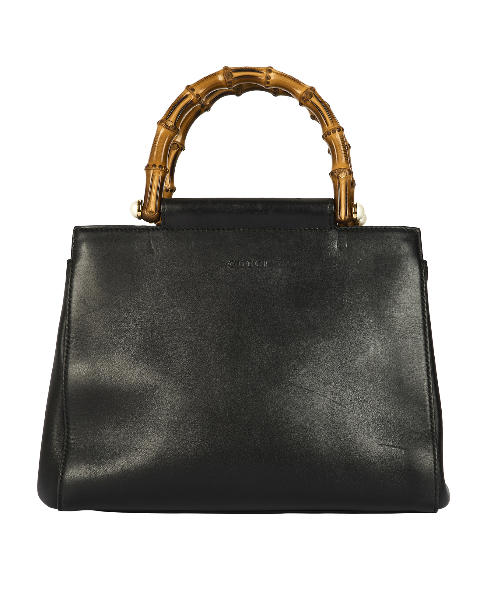 Nymphaea Bamboo Handle Shoulder Bag, Gucci Designer Exchange