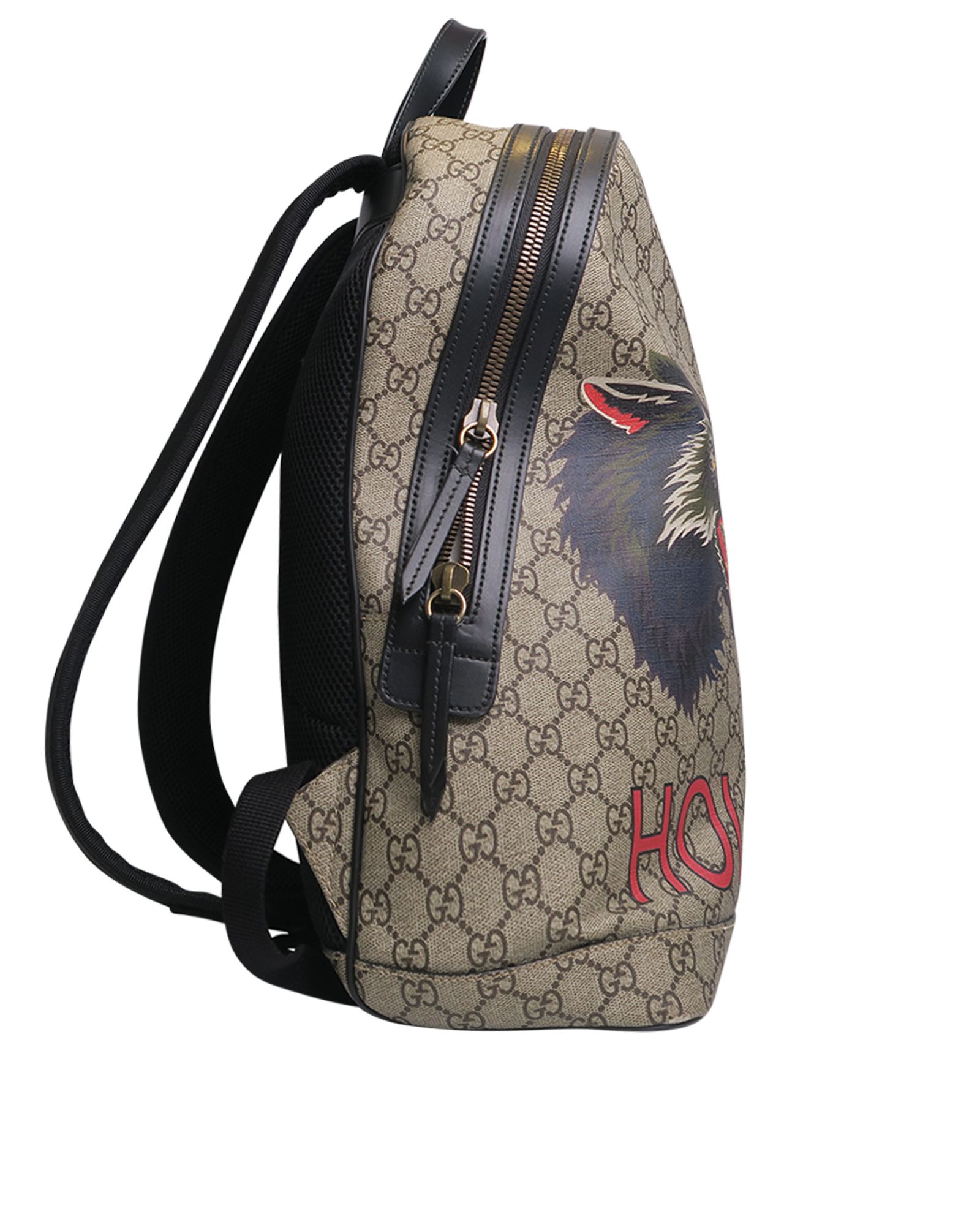 Gucci supreme backpack Black Leather ref.337800 - Joli Closet