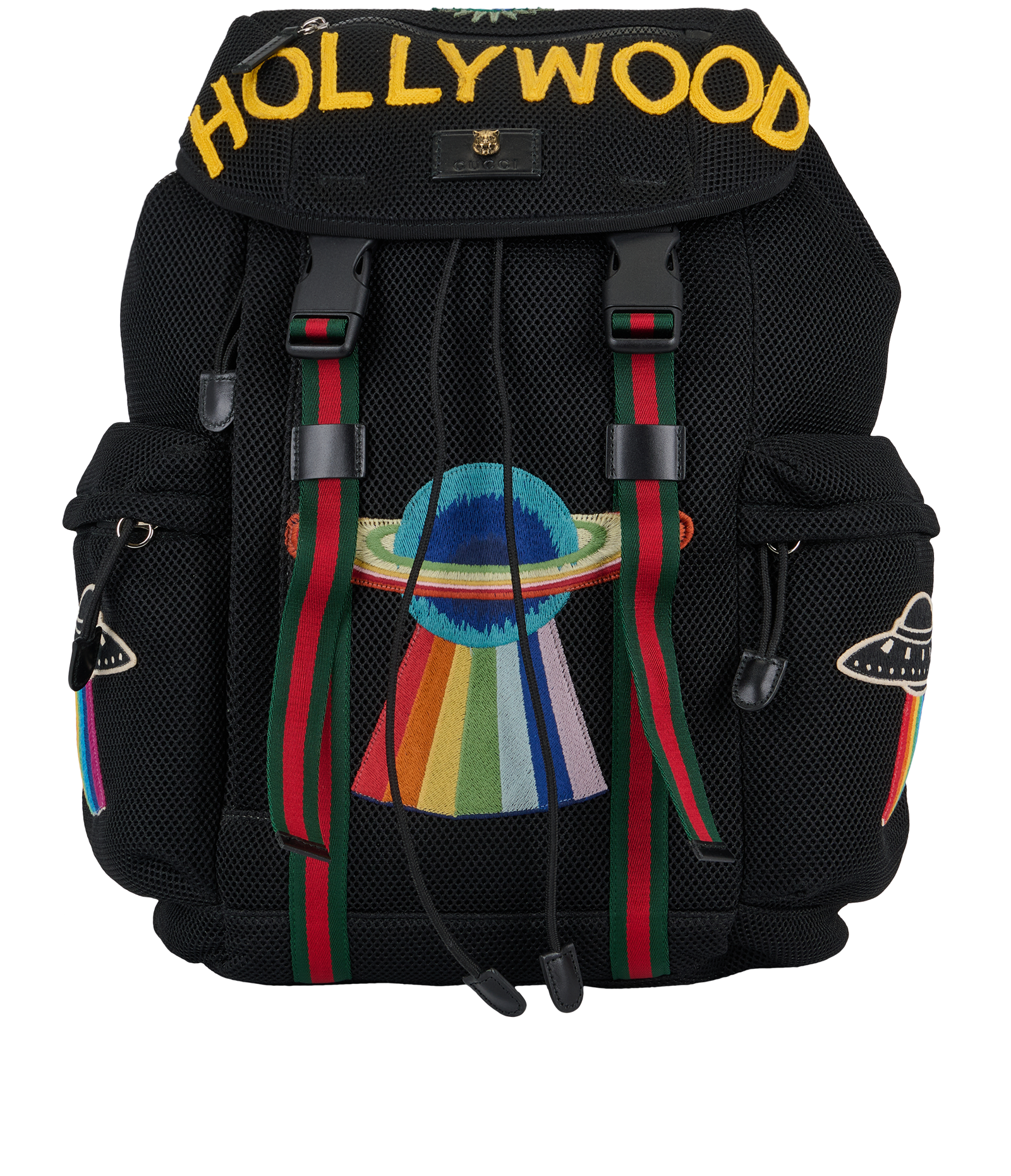Hollywood Embroidered Backpack, Gucci Designer Exchange Buy
