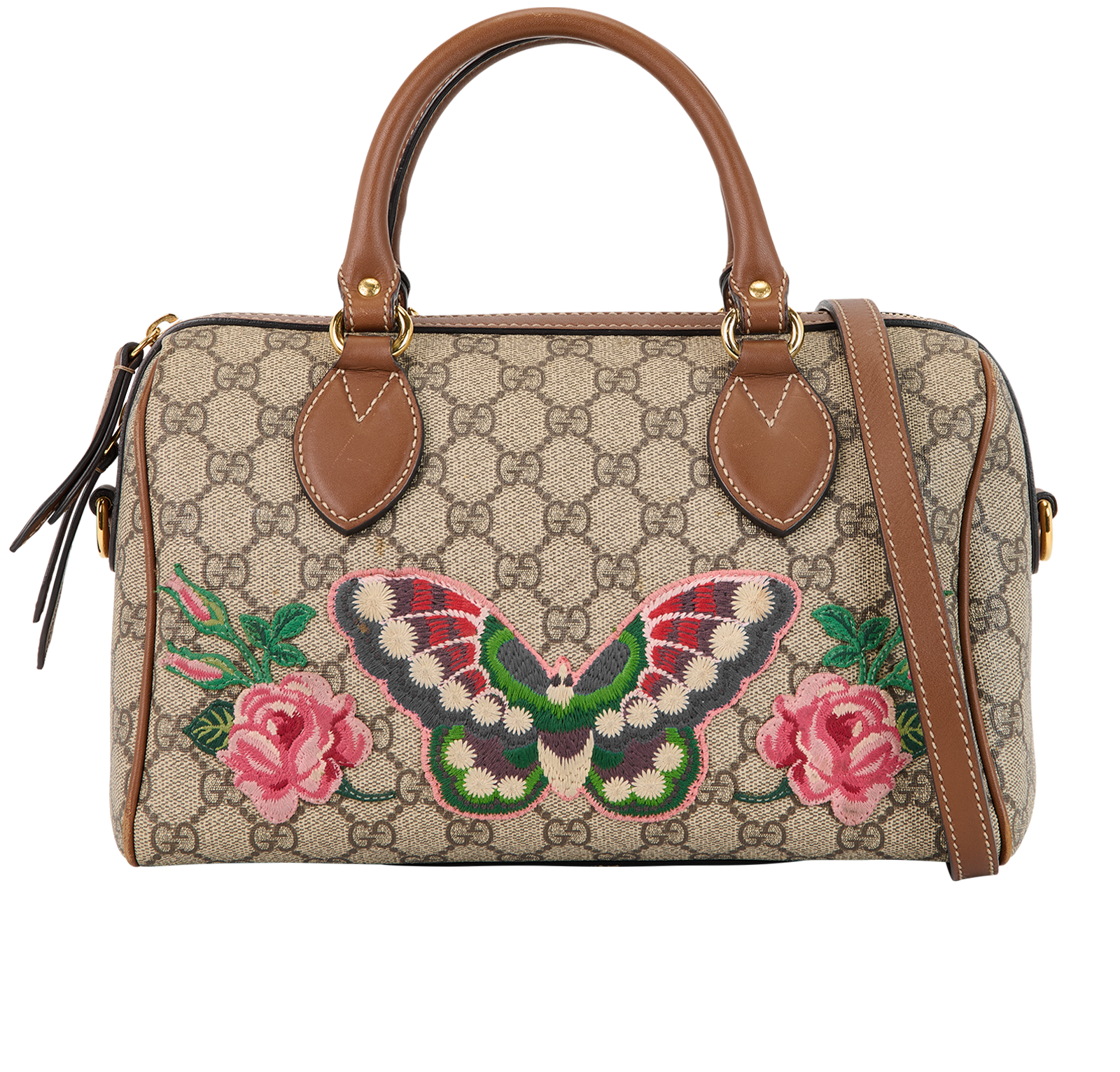 Embroidered Boston Bag, Gucci - Designer Exchange | Buy Sell Exchange