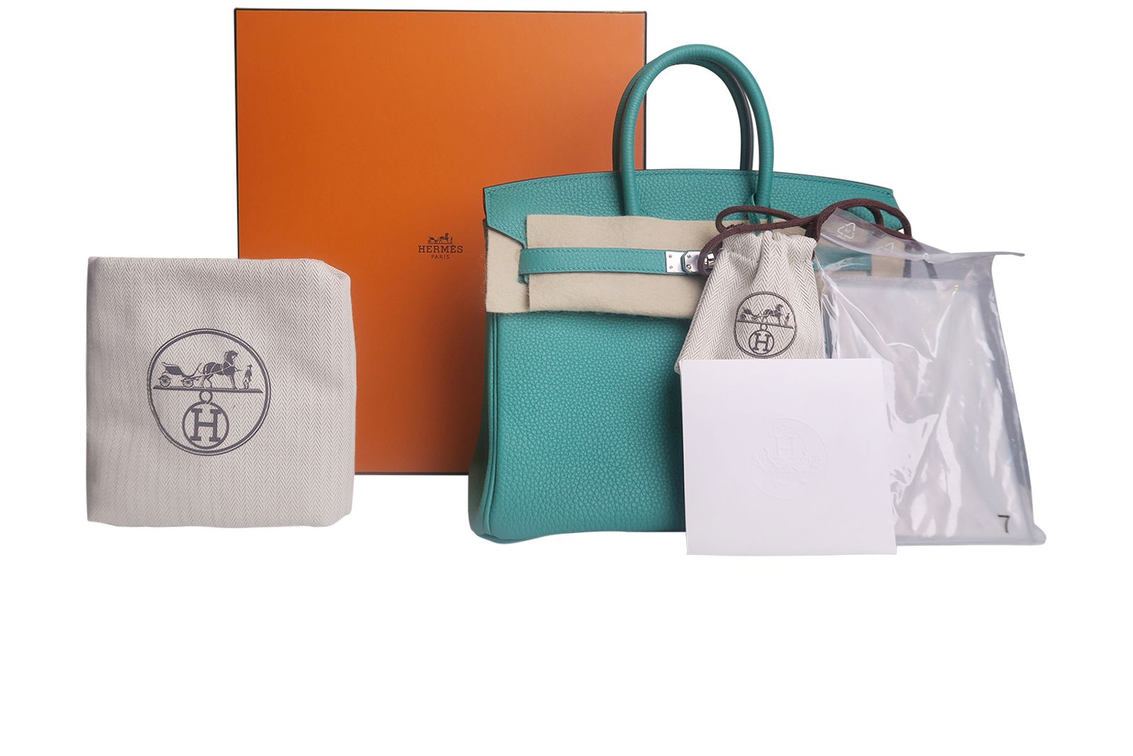 Brand New Hermes Birkin 25 Vert Verone Togo PHW Sold – Ruelamode