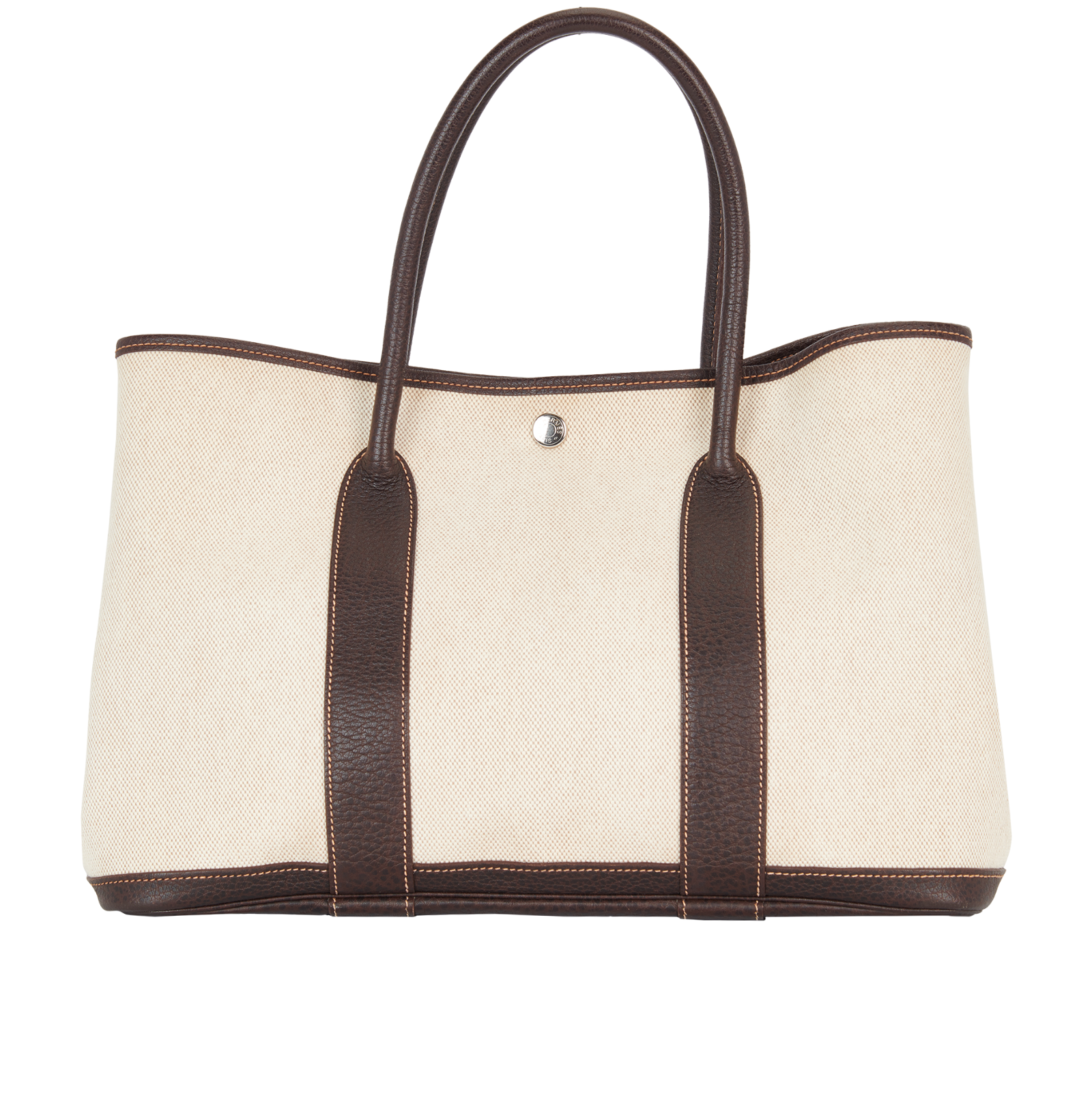 Leather Garden Party Canvas 36 HERMÈS Garden Party Tote Toile 36