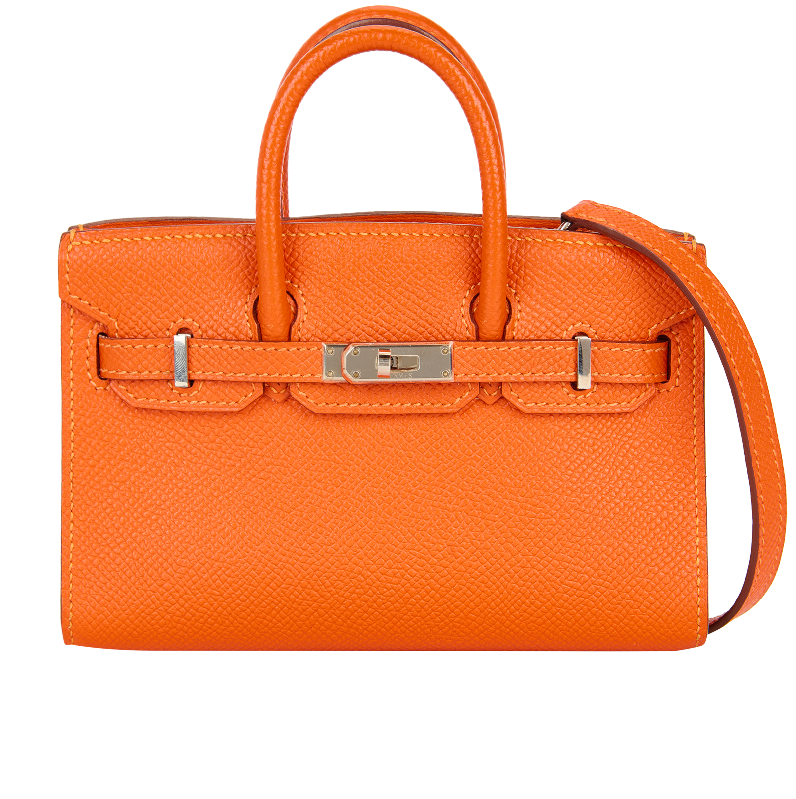 Birkin 15 Micro in Orange Epsom, Hermès Designer Exchange Buy