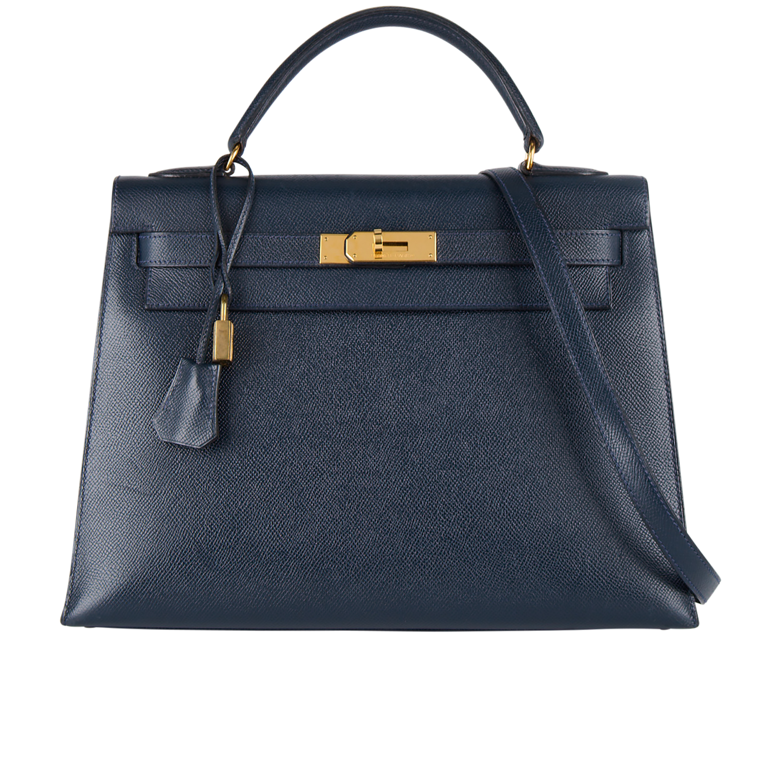 Kelly 32 in Navy Epsom, Hermès Designer Exchange Buy Sell Exchange