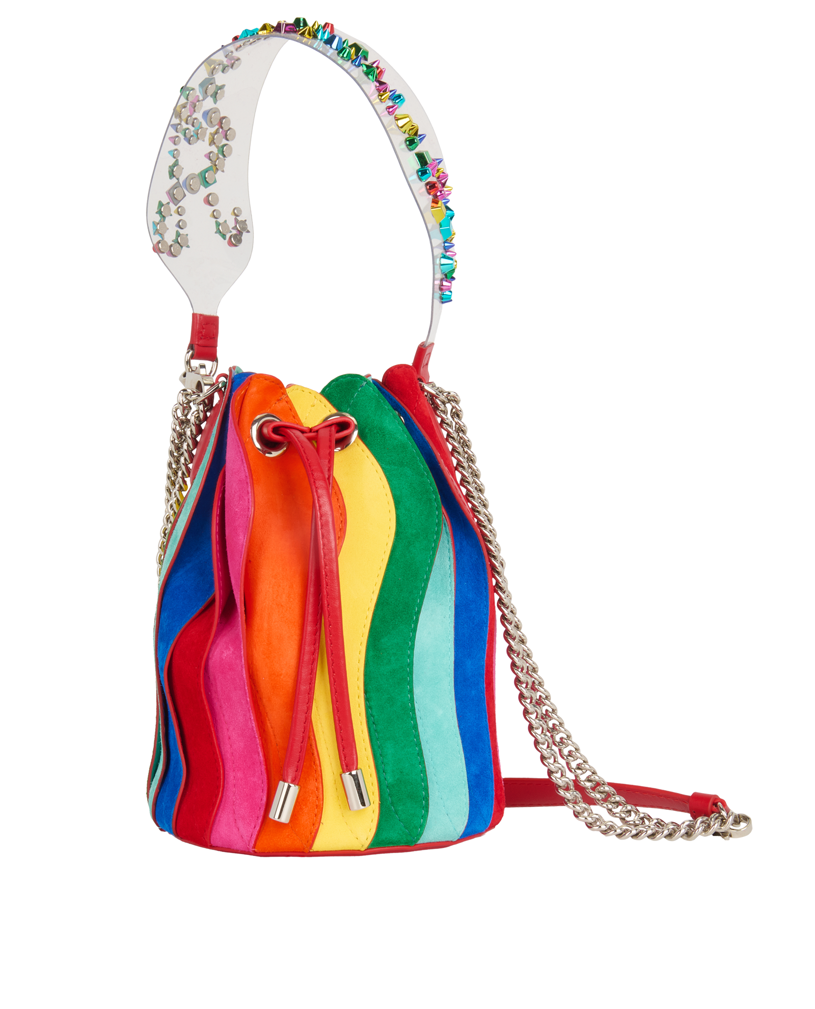 Rainbow Bucket Bag, Louboutin Designer Exchange Buy Sell Exchange