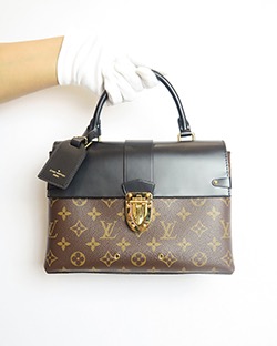 Louis Vuitton One Handle Flap Bag Monogram Canvas and Leather MM