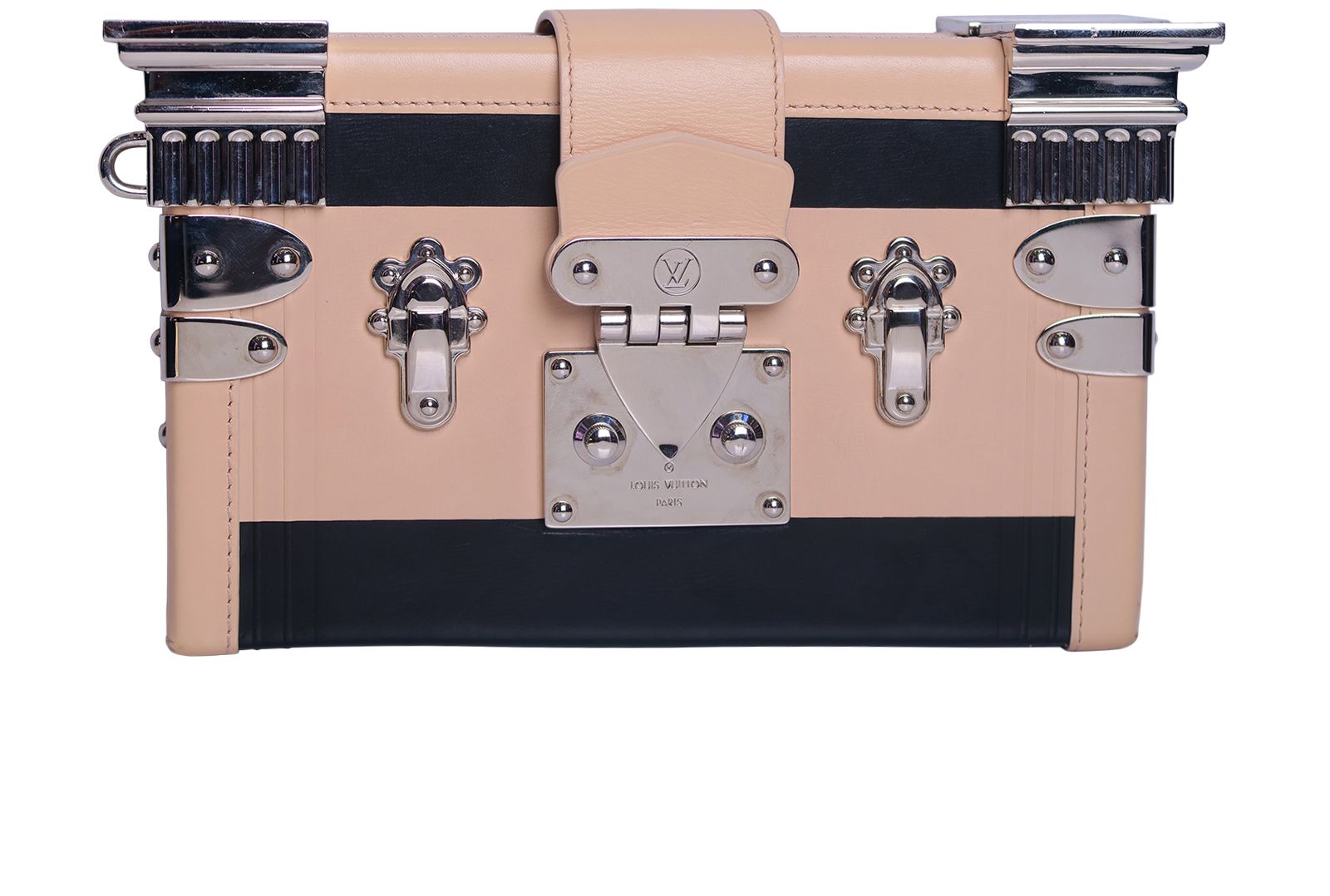 Louis Vuitton Petite Malle Leather Handbag