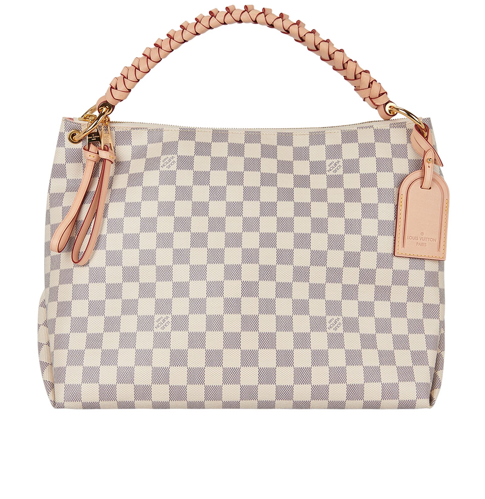 Beaubourg hobo cloth handbag Louis Vuitton Brown in Cloth - 33740913