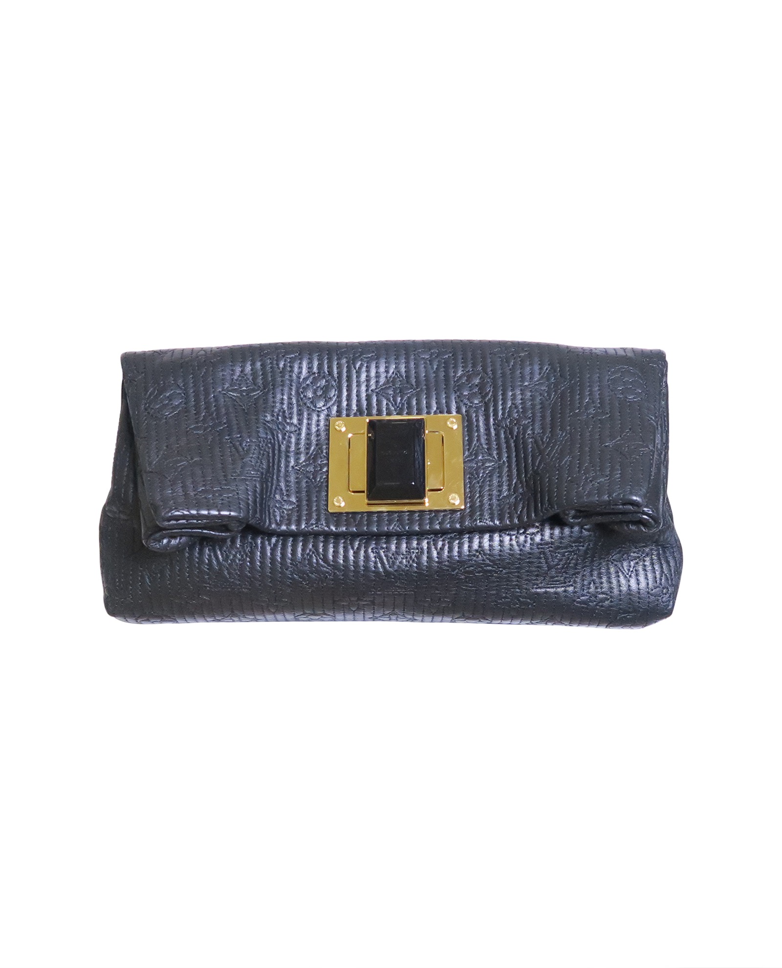 Sell Louis Vuitton Leather Altair Clutch - Black