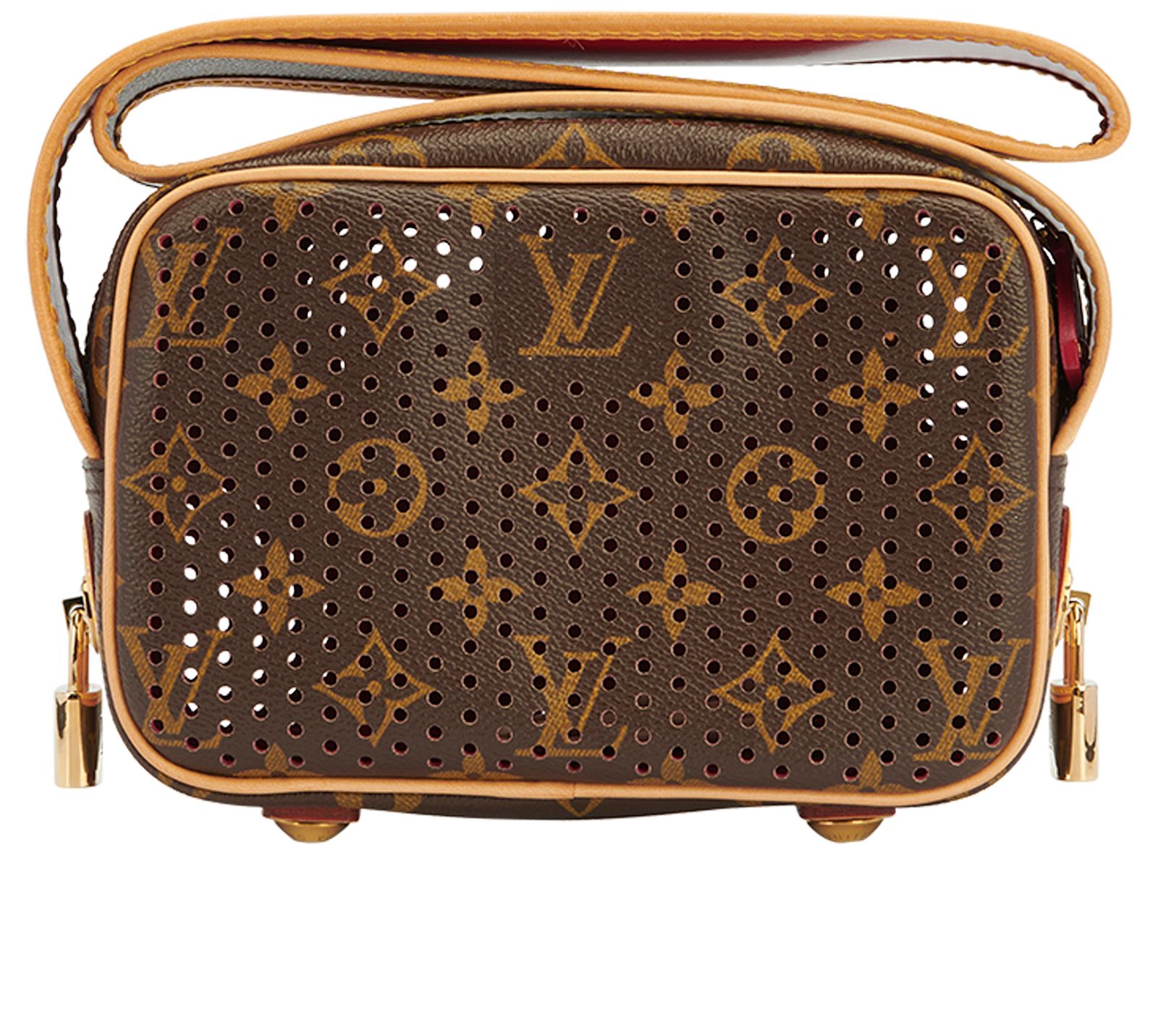 Louis Vuitton Monogram Perfo Mini Trocadero Orange M95177 Shoulder Bag 0290 LOUIS  VUITTON