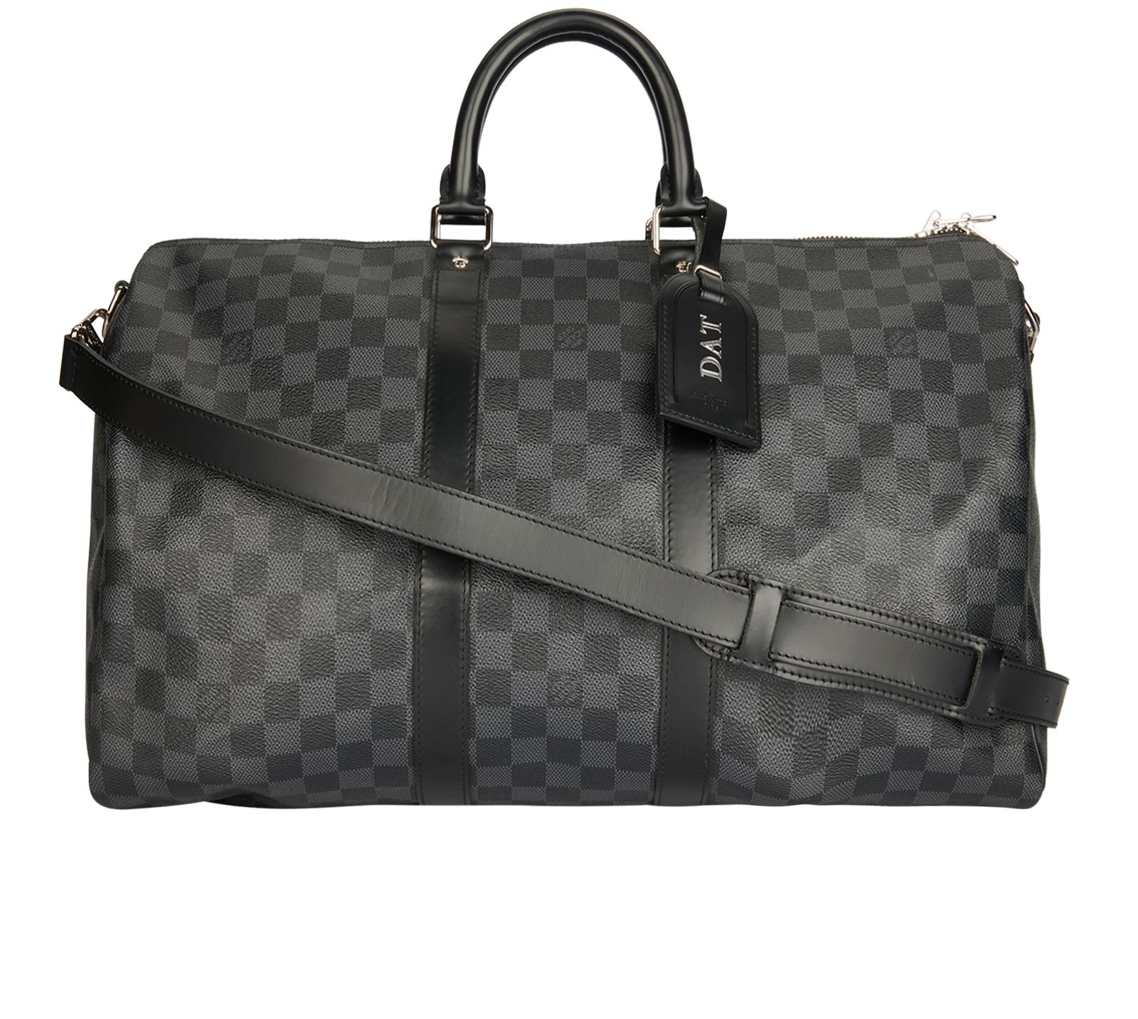 Louis Vuitton Keepall Bandouliere Bag Damier Graphite 45