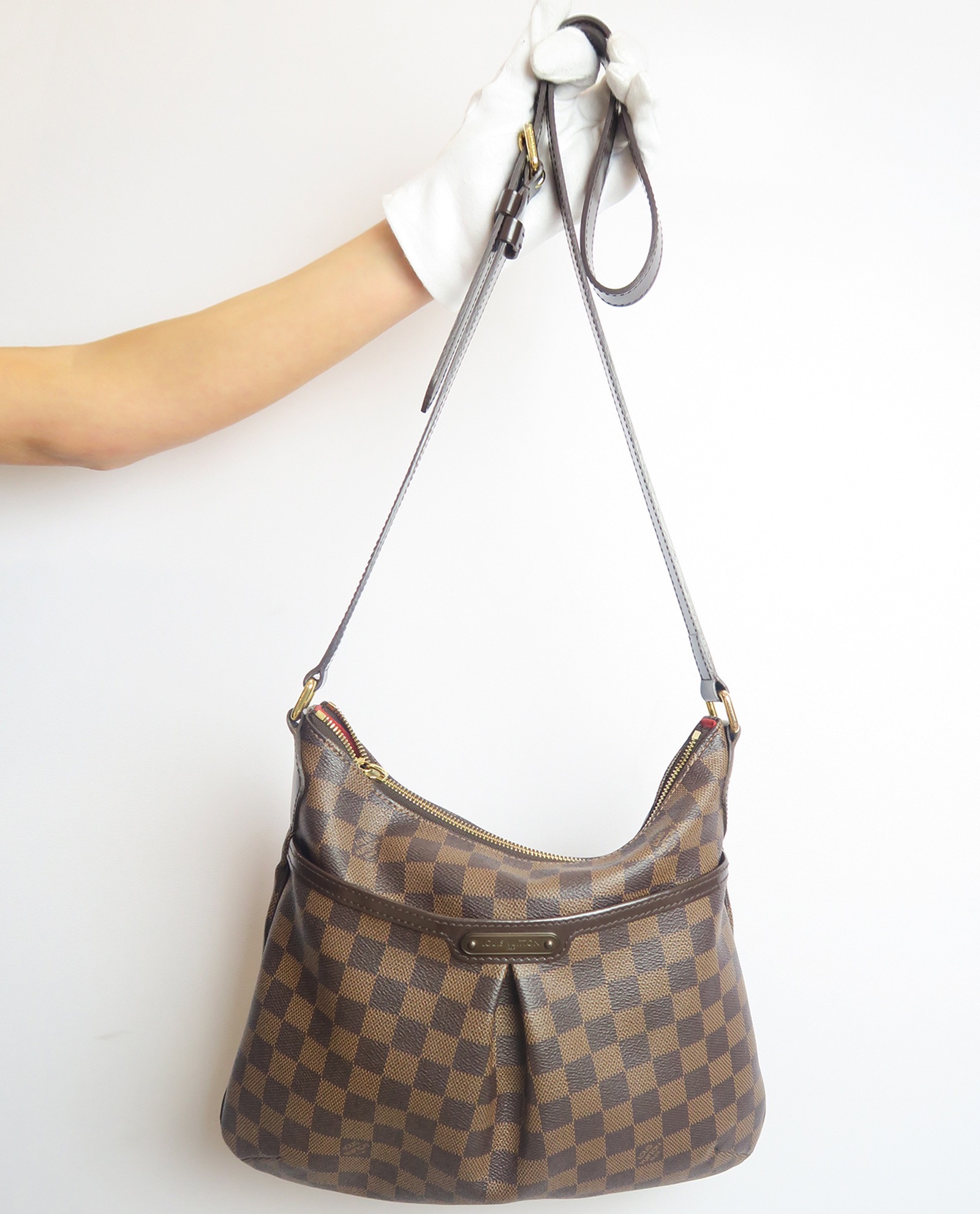 Louis Vuitton Bloomsbury PM Damier Ebene Crossbody Shoulder Bag Purse  Handbag