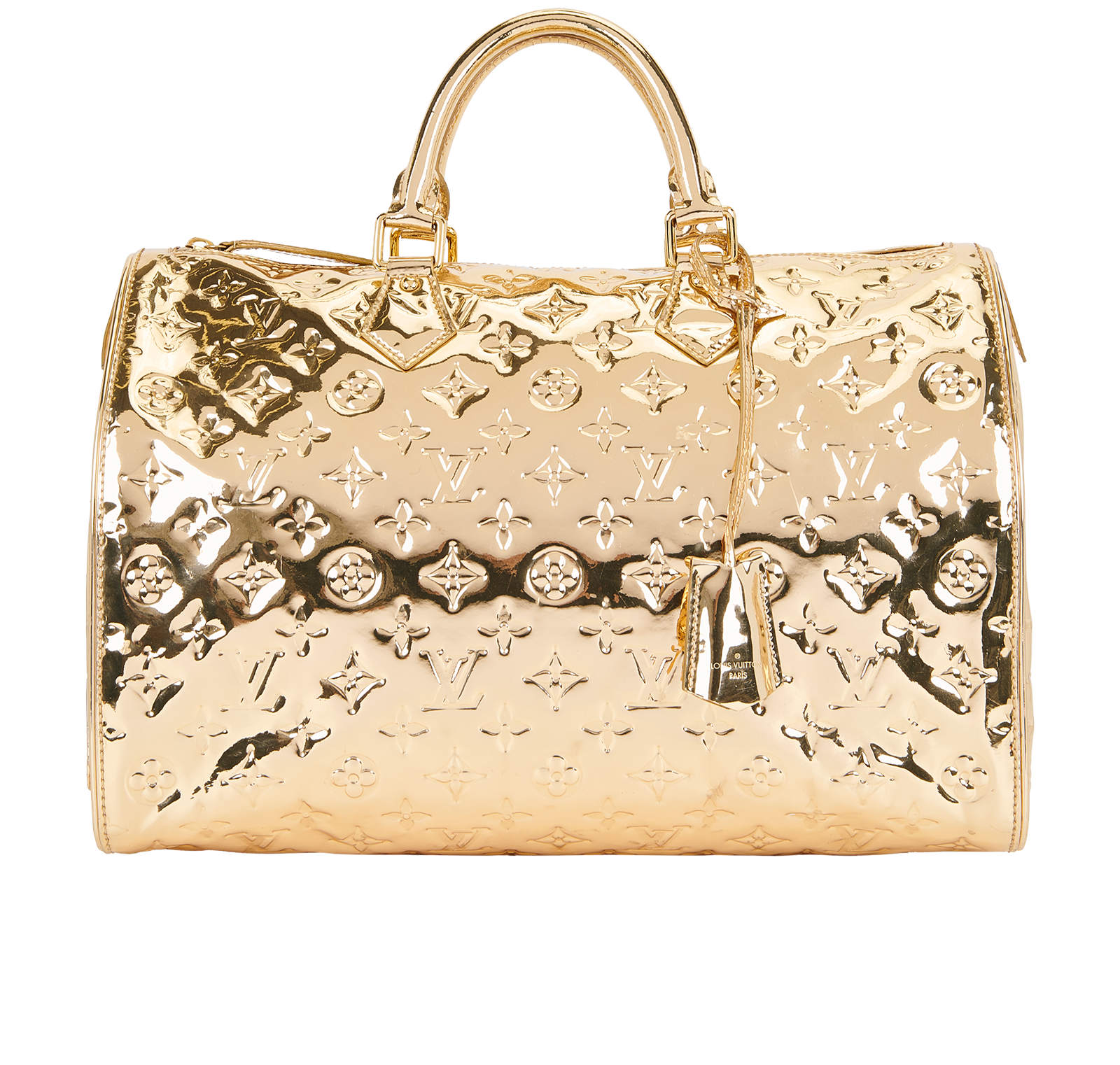 Limited Edition Gold Mirror Speedy, Louis Vuitton Designer