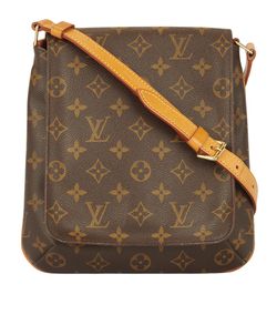Musette Tango Long Strap, Used & Preloved Louis Vuitton Crossbody Bag, LXR USA, Brown