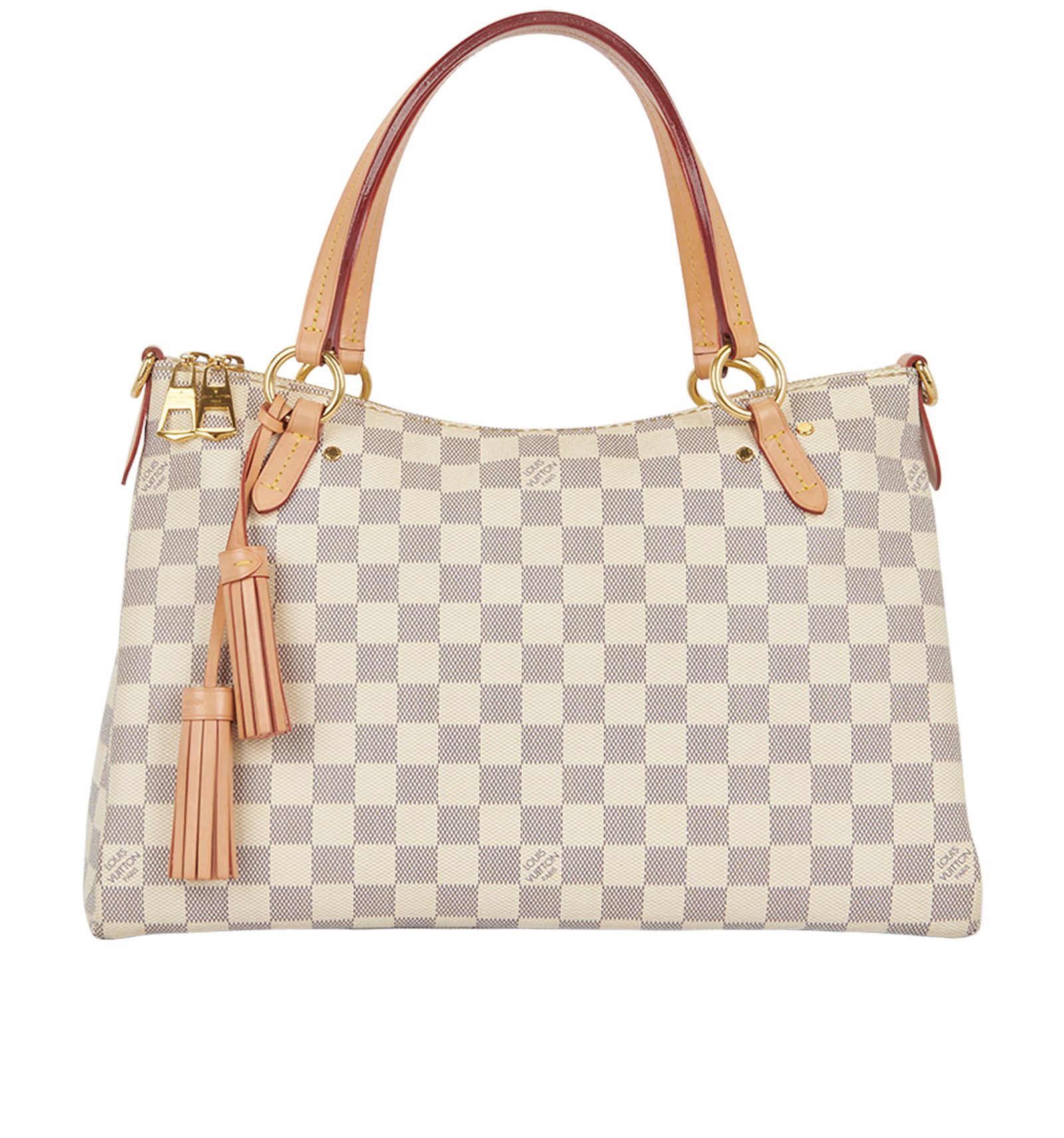 Louis Vuitton Damier Azur Lymington - White Handle Bags, Handbags