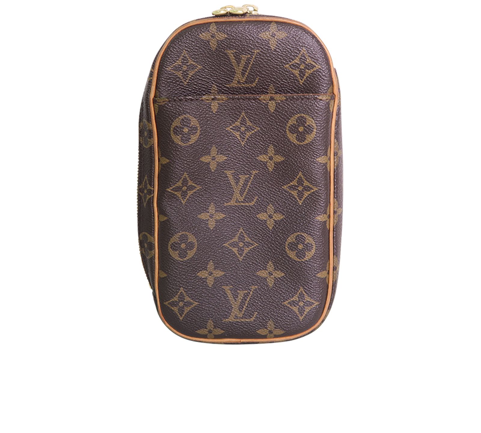 Louis+Vuitton+Pochette+Gange+Crossbody+Brown+Canvas for sale