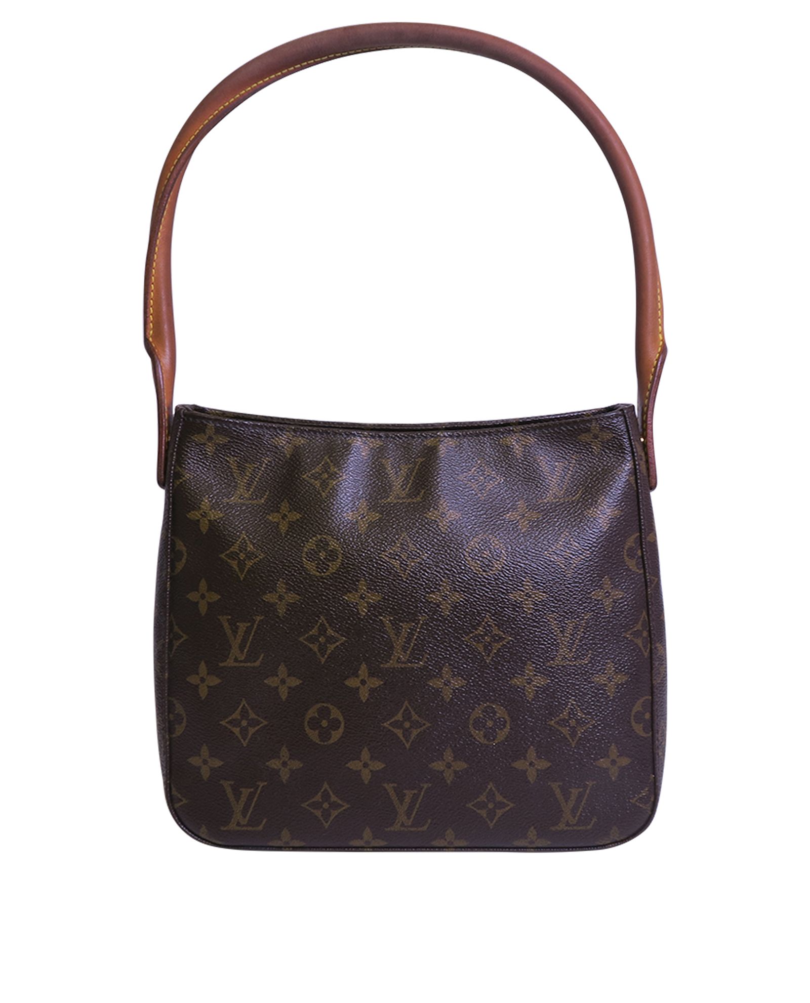 LOUIS VUITTON Looping MM Monogram Canvas Shoulder Bag Brown-US