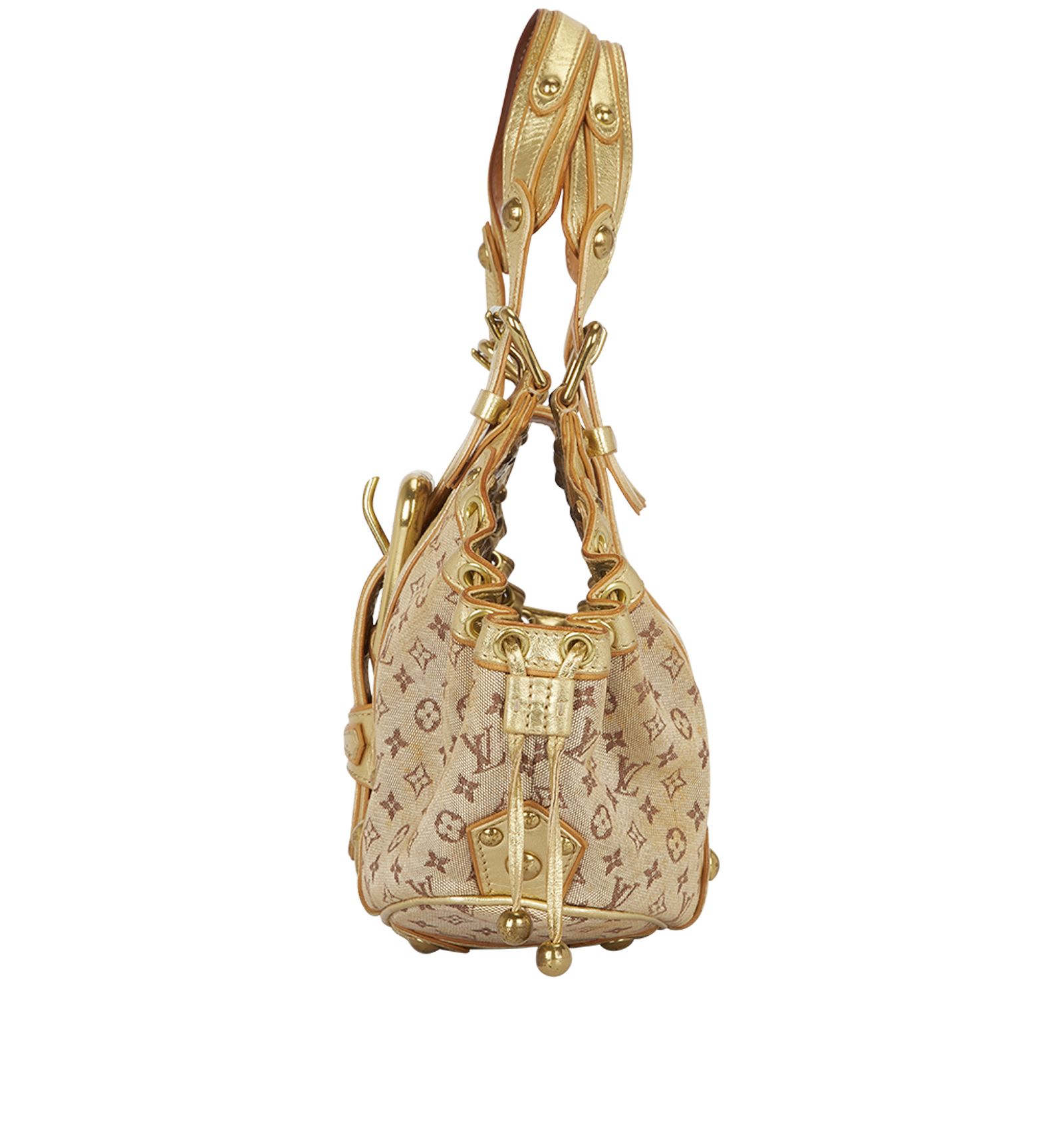 LOUIS VUITTON Theda Mini GM Limited Edition Bag Goldfinger Hot at