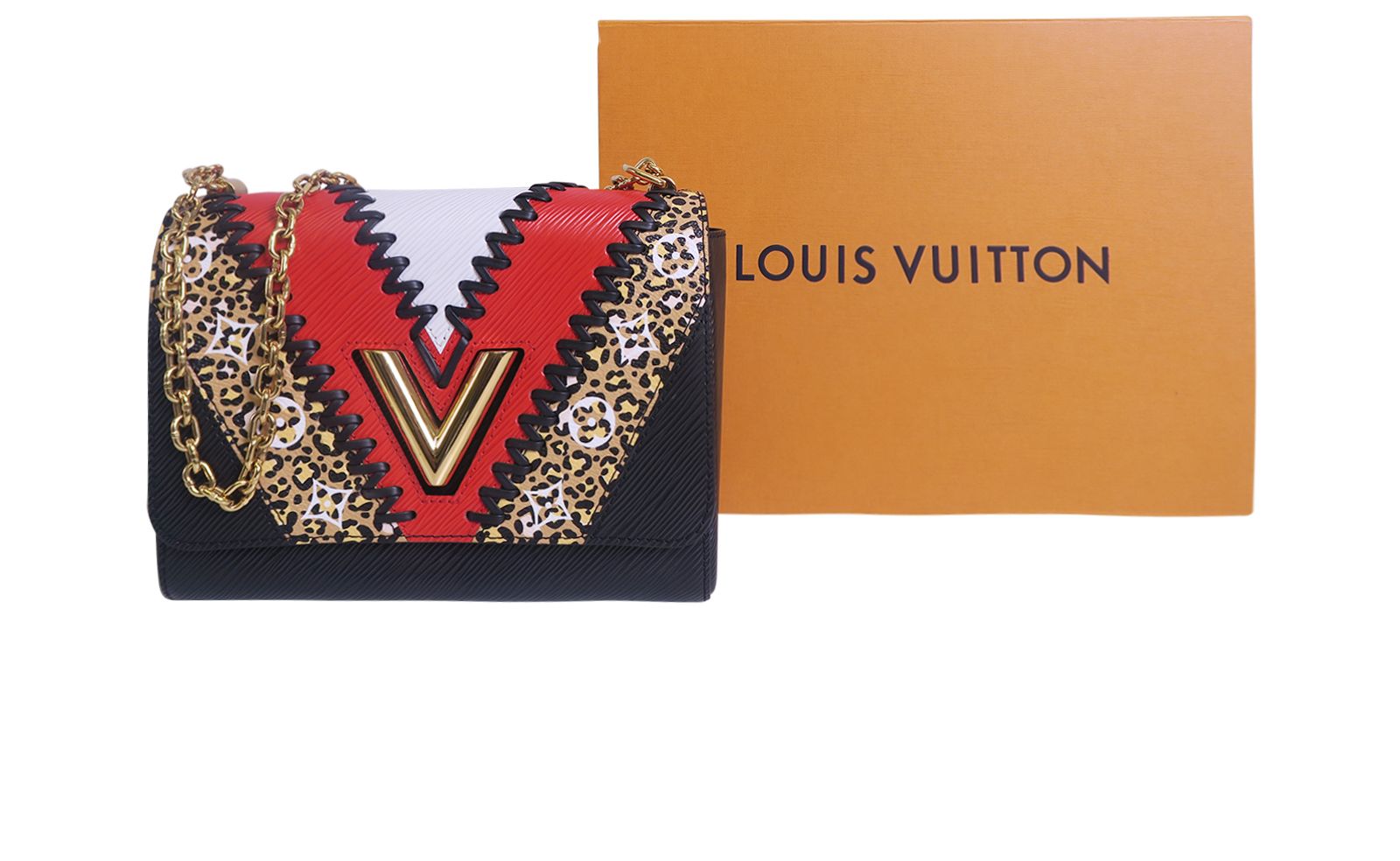 Louis Vuitton Twist MM Giant Jungle Schultertasche