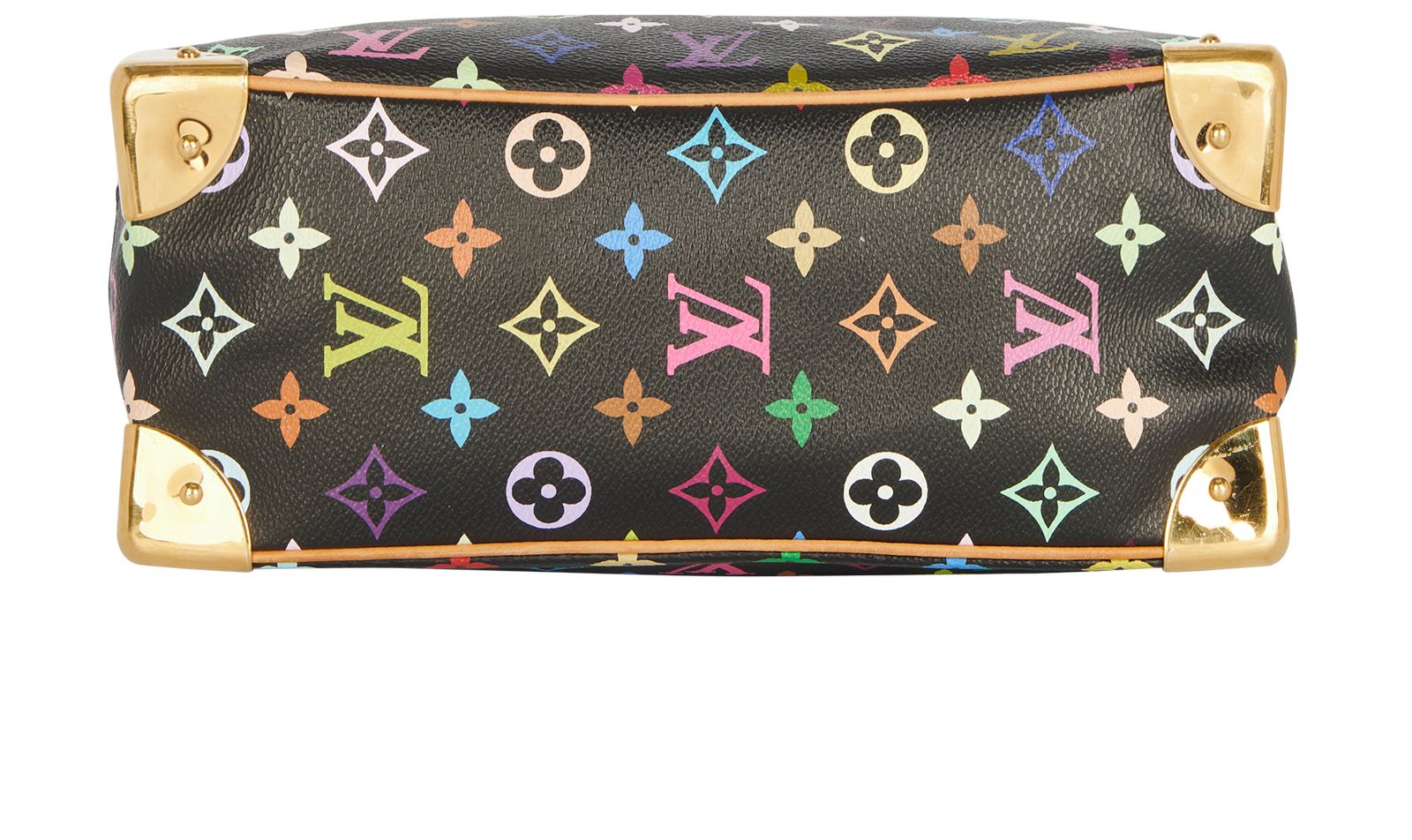 Louis Vuitton Black Monogram Multicolore Trouville Bag - ShopperBoard