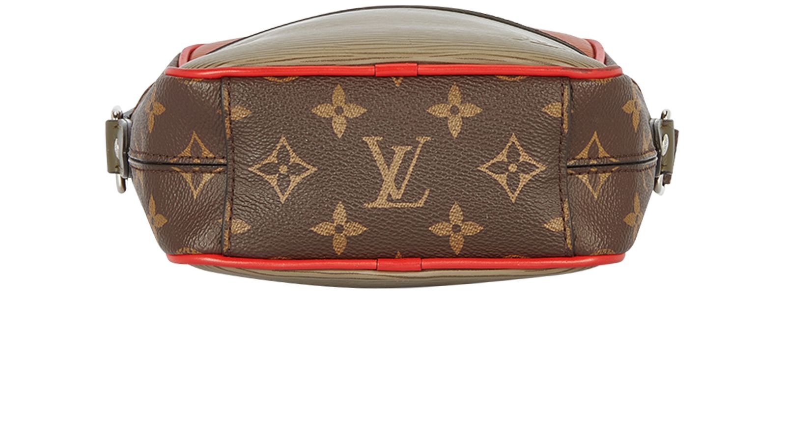 Louis Vuitton Danube PM Slim Damier Ebene Crossbody Bag Brown