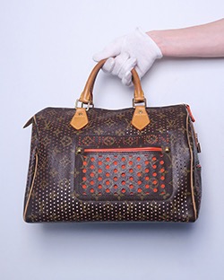 Louis Vuitton Perforated Speedy 30 Green Bag - ShopperBoard