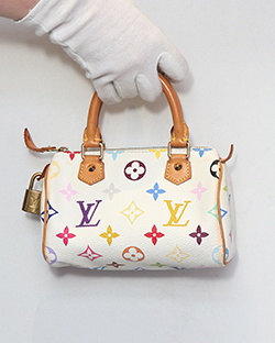 Louis Vuitton Monogram Multicolore Nano Speedy - White Mini Bags