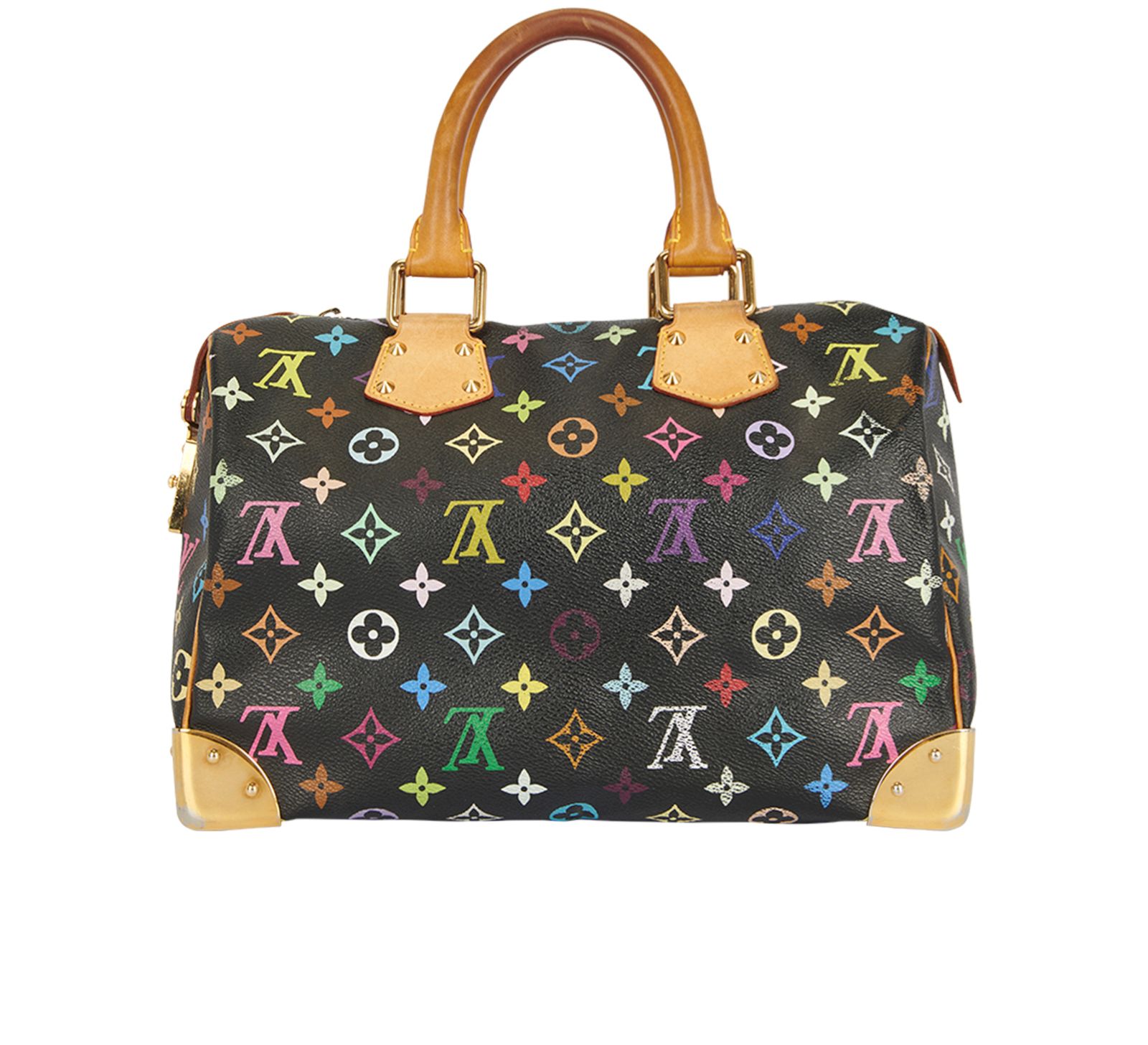 Louis Vuitton x Takashi Murakami Speedy 30 Leather Bag For Sale at 1stDibs