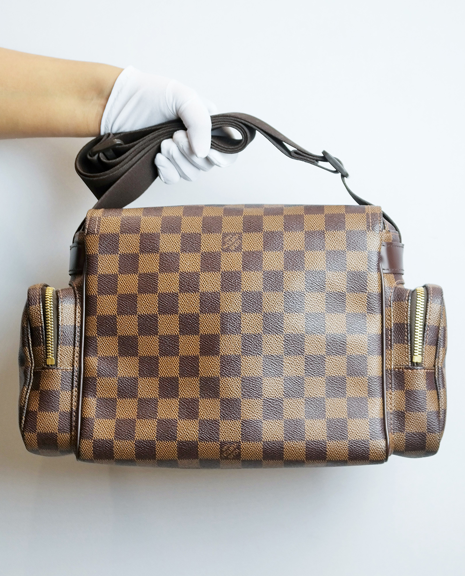 Louis Vuitton Reporter Melville Shoulder Bag Damier N51126 MI0096 28279