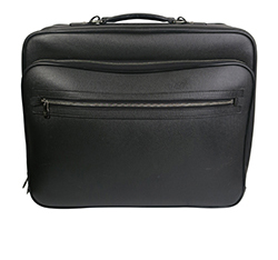 Pilot case leather travel bag Louis Vuitton Black in Leather - 32019726